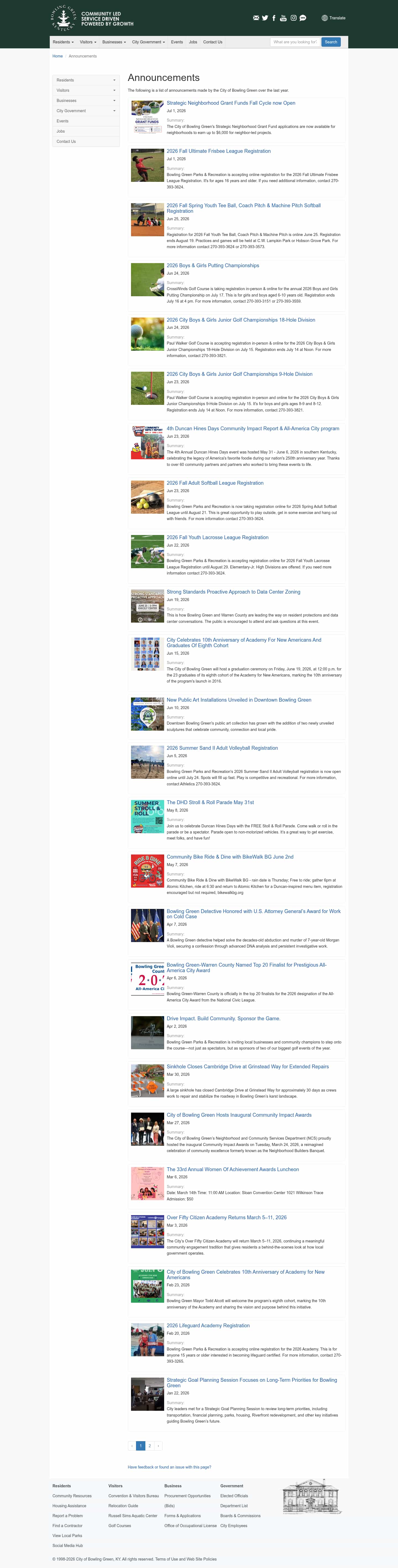 Latest website image capture