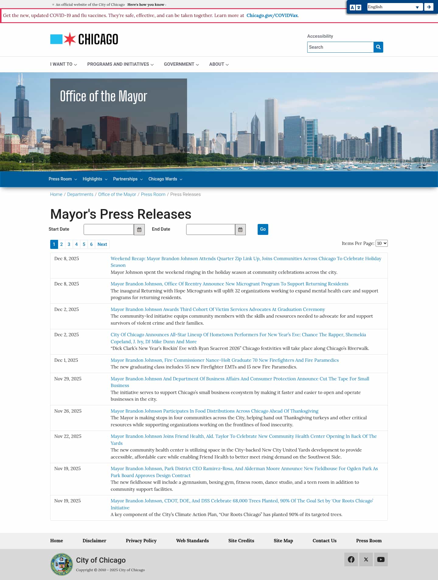 Latest website image capture