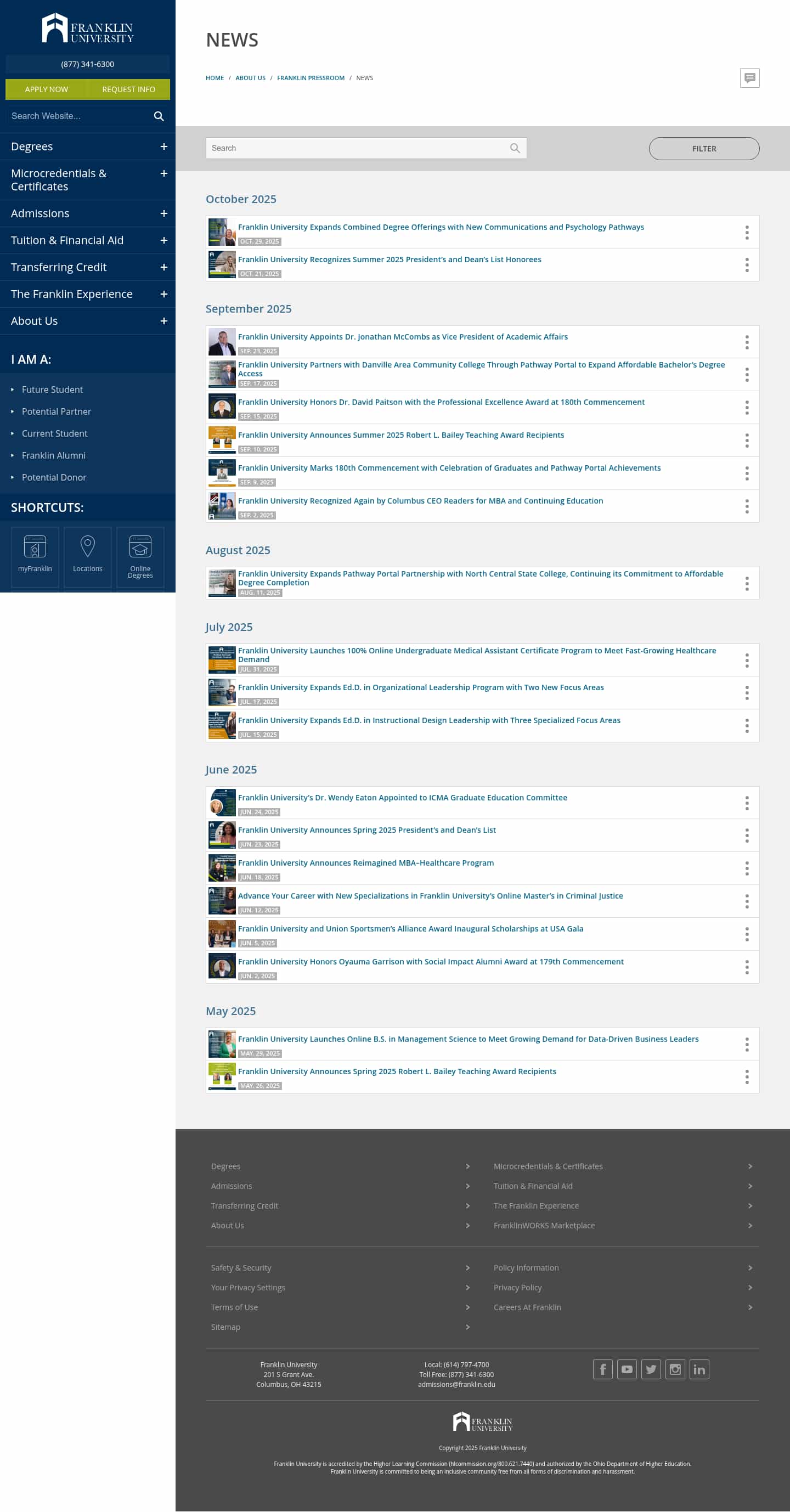 Latest website image capture