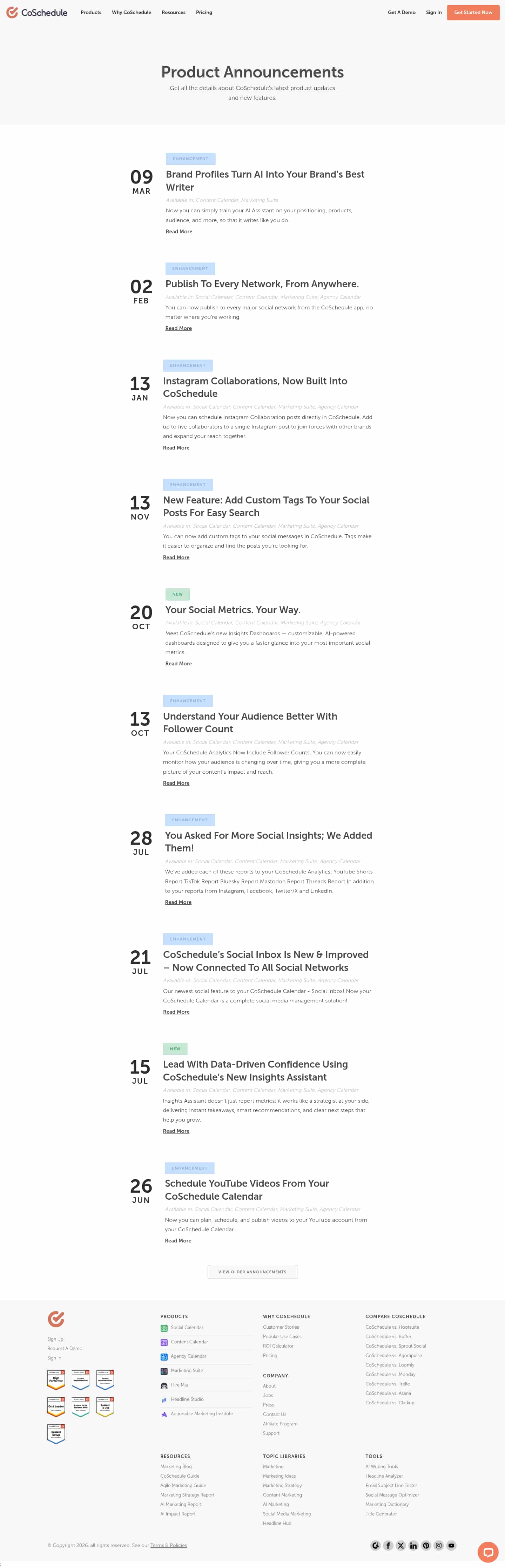 Latest website image capture