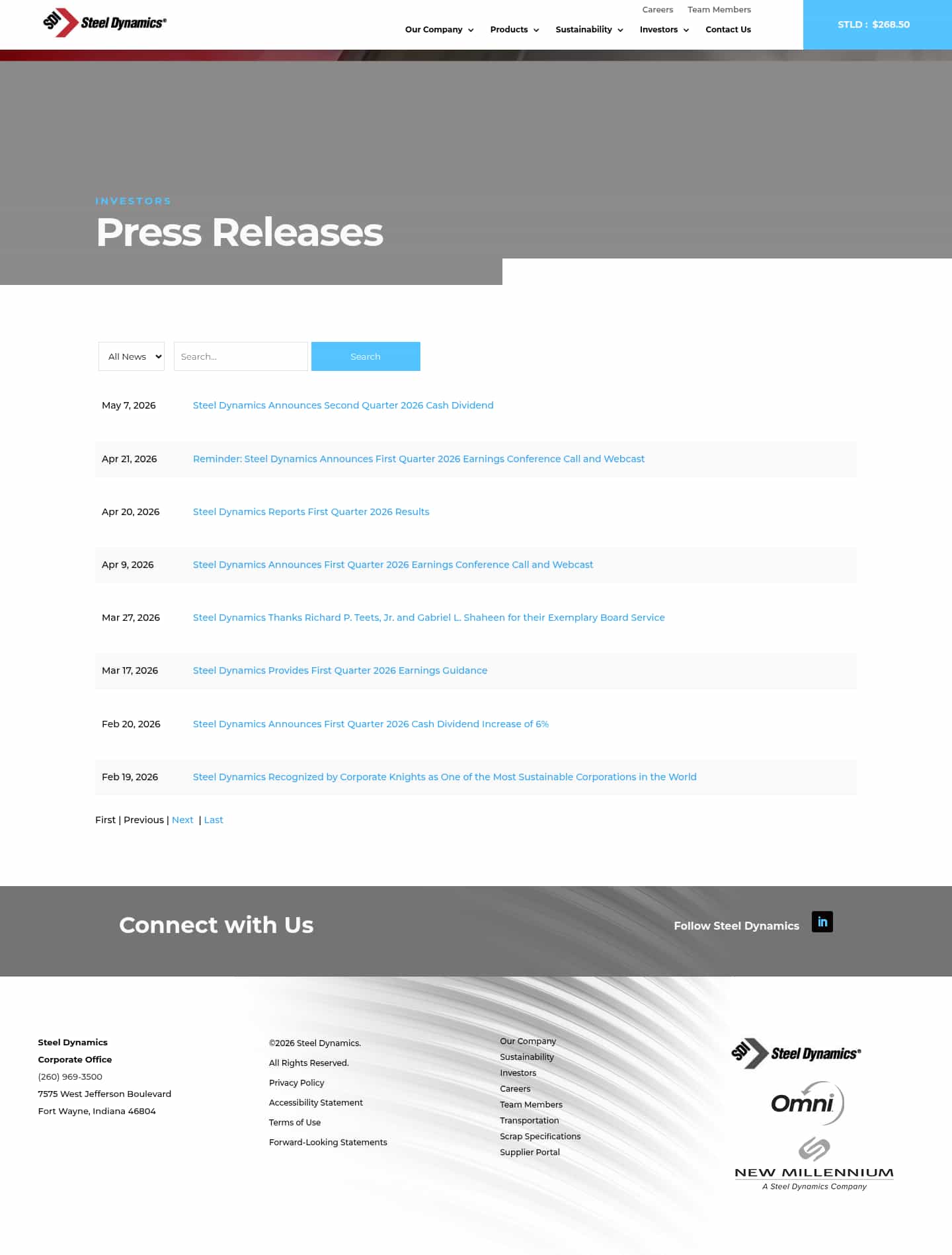 Latest website image capture