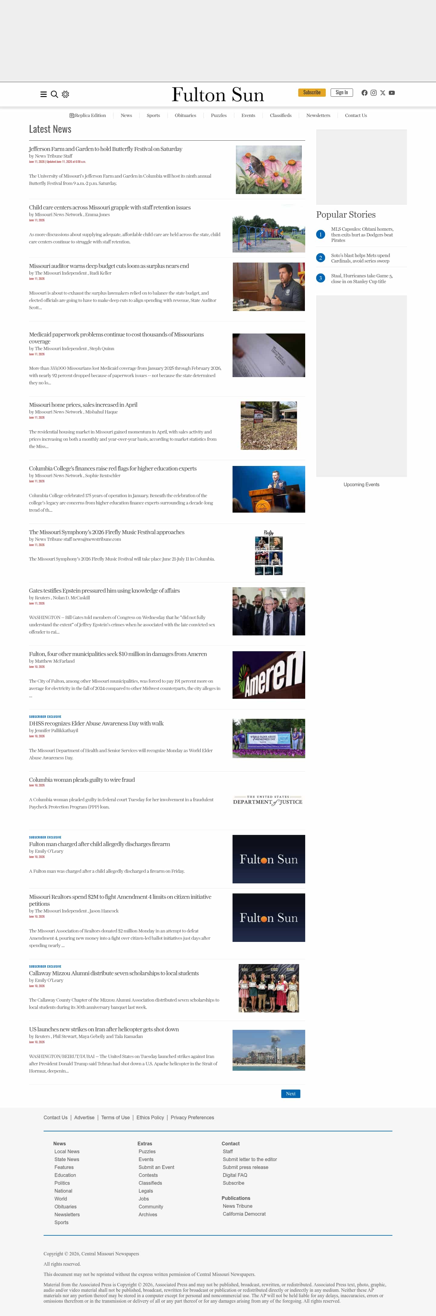 Latest website image capture