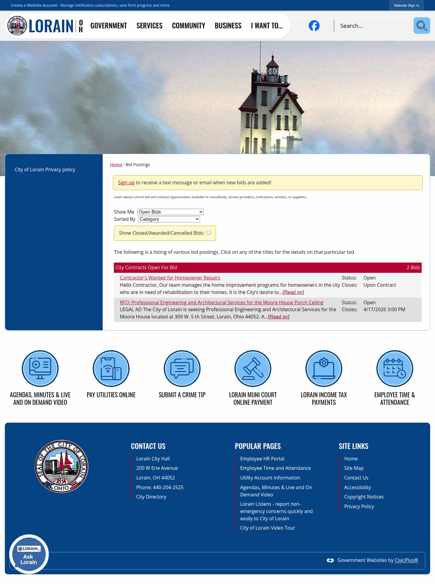 Latest website image capture