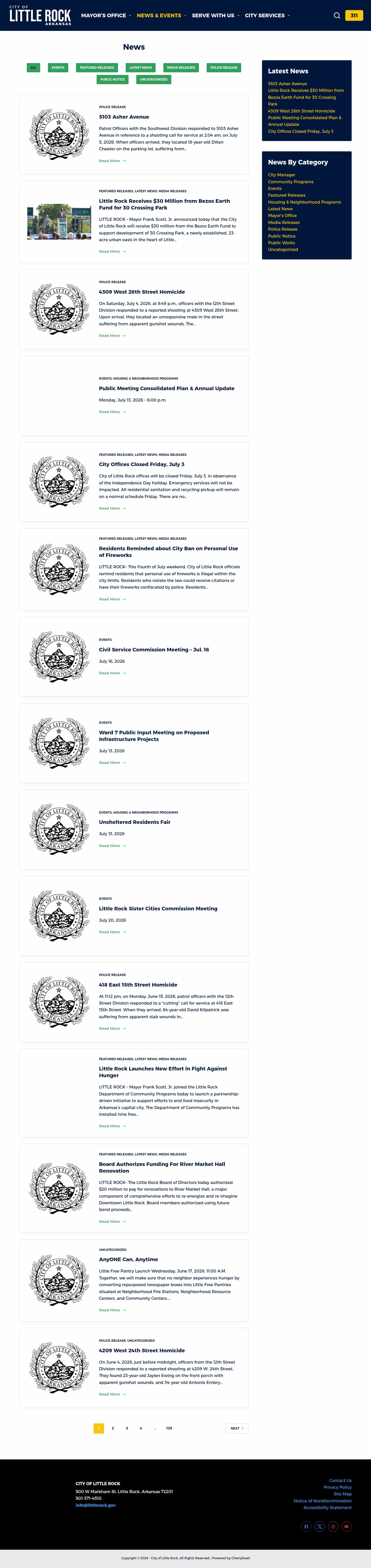Latest website image capture