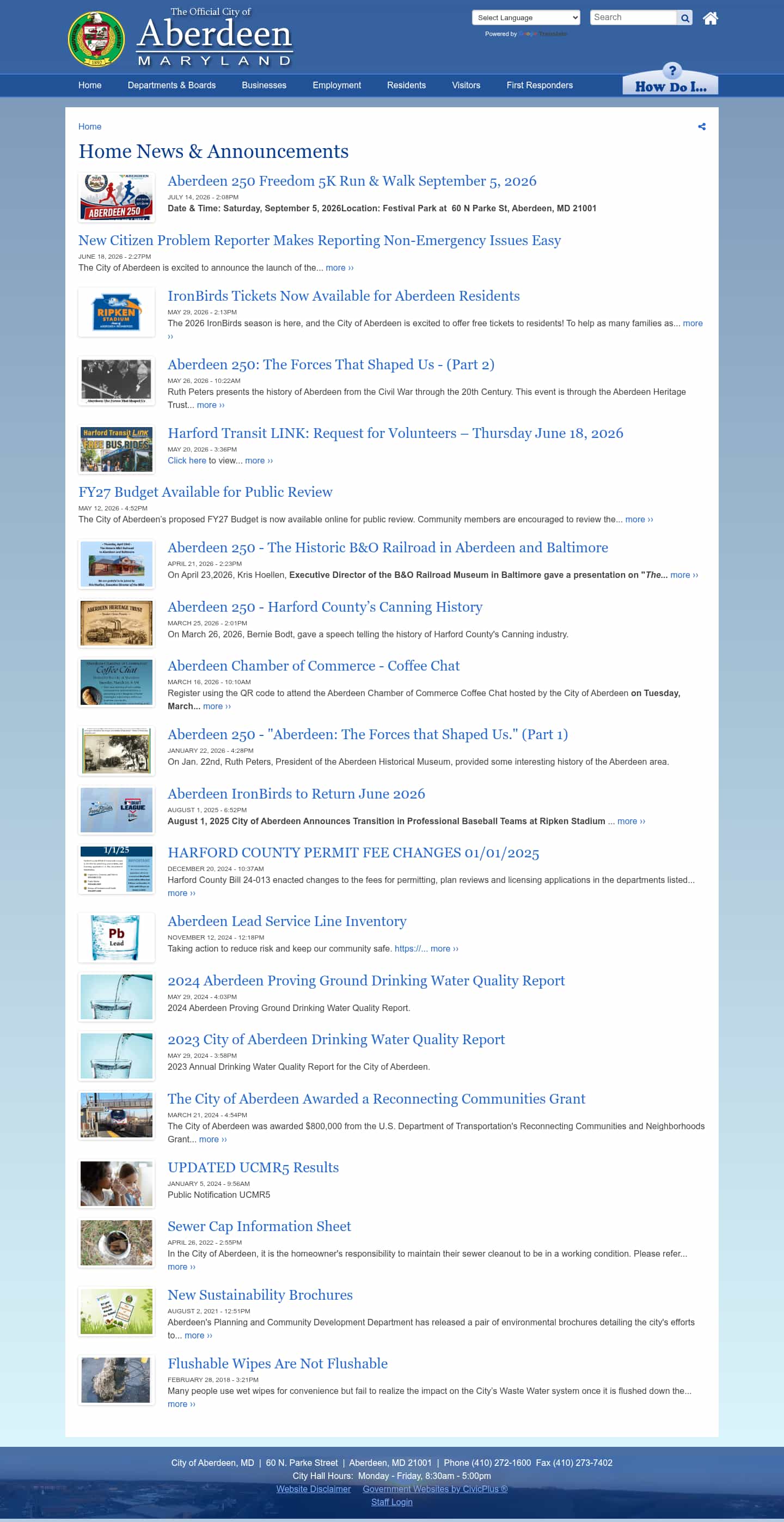 Latest website image capture