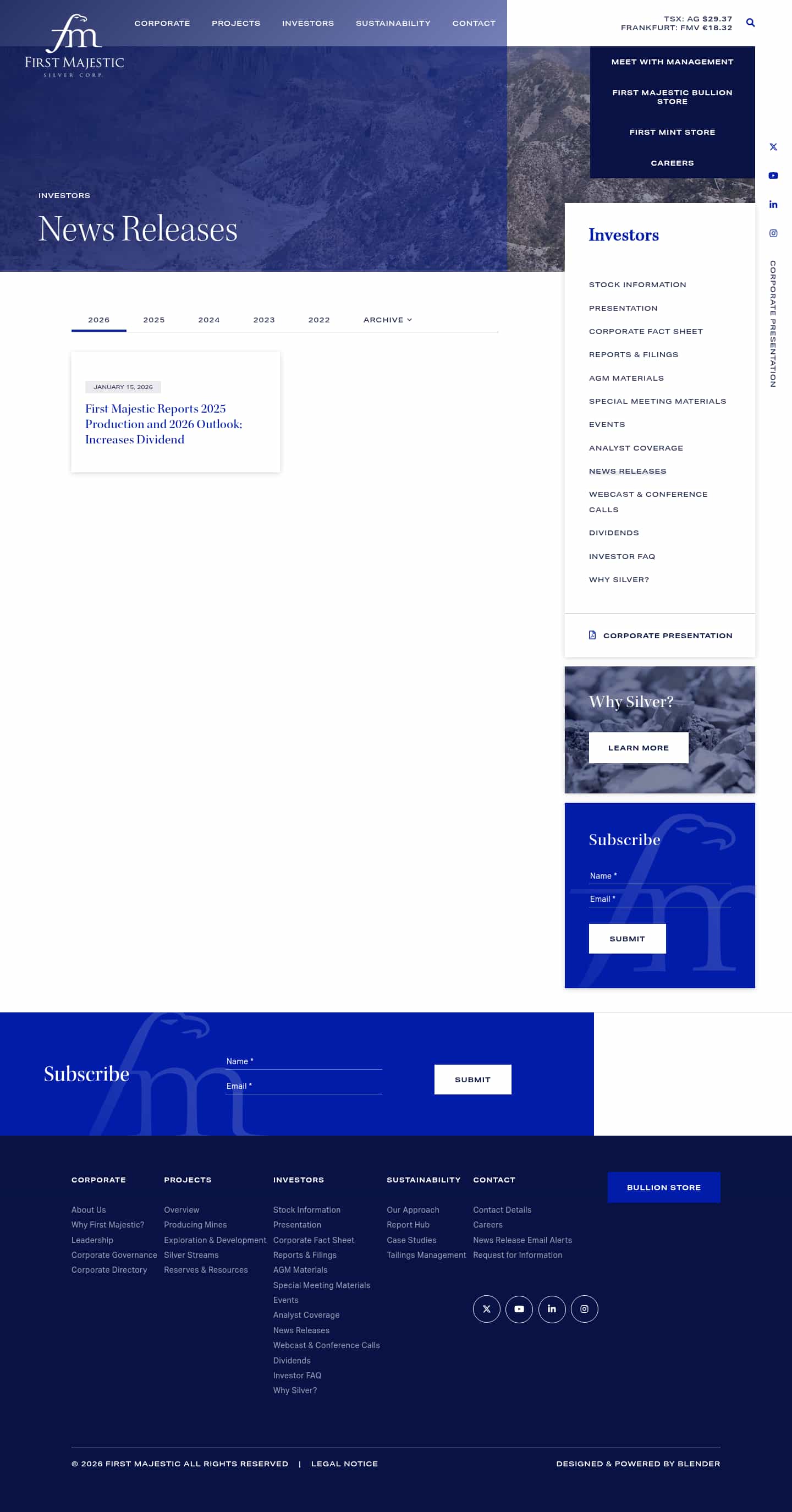 Latest website image capture