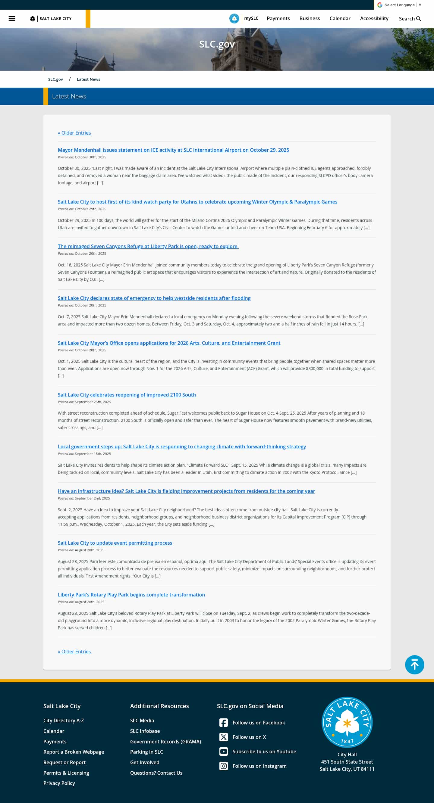 Latest website image capture