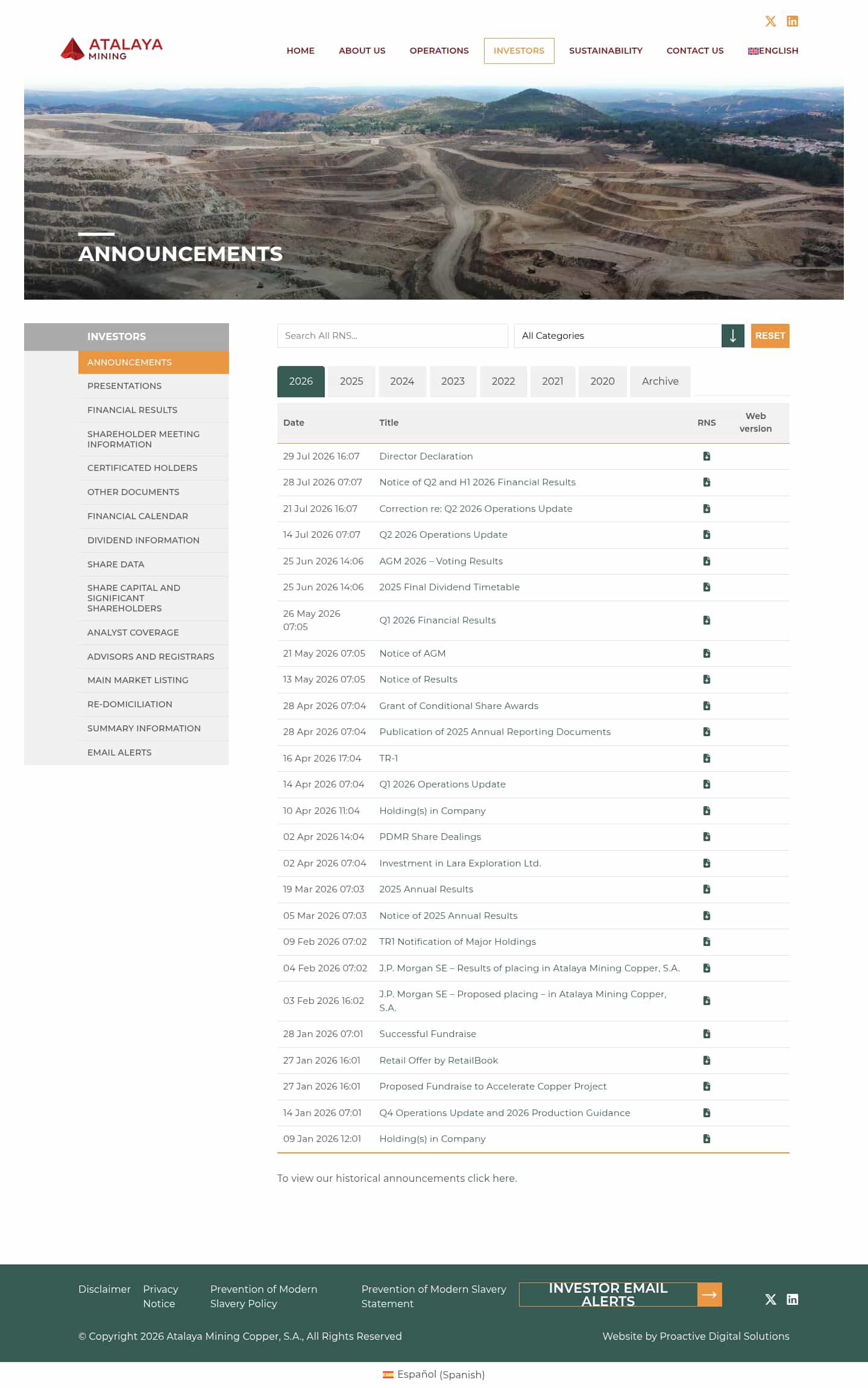 Latest website image capture
