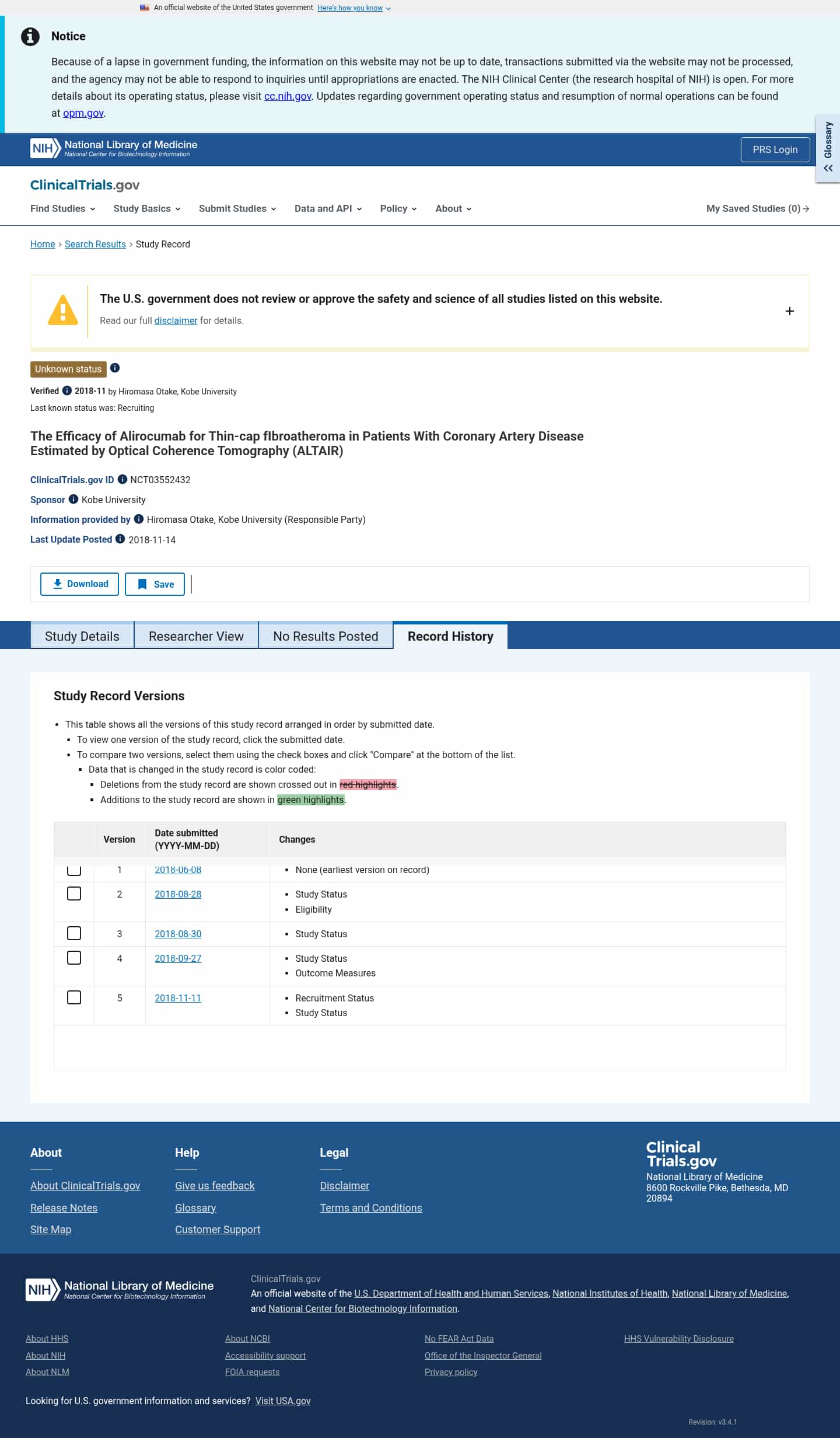 Latest website image capture