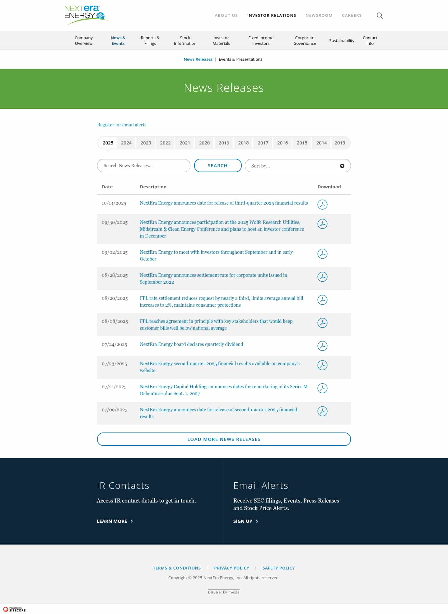 Latest website image capture