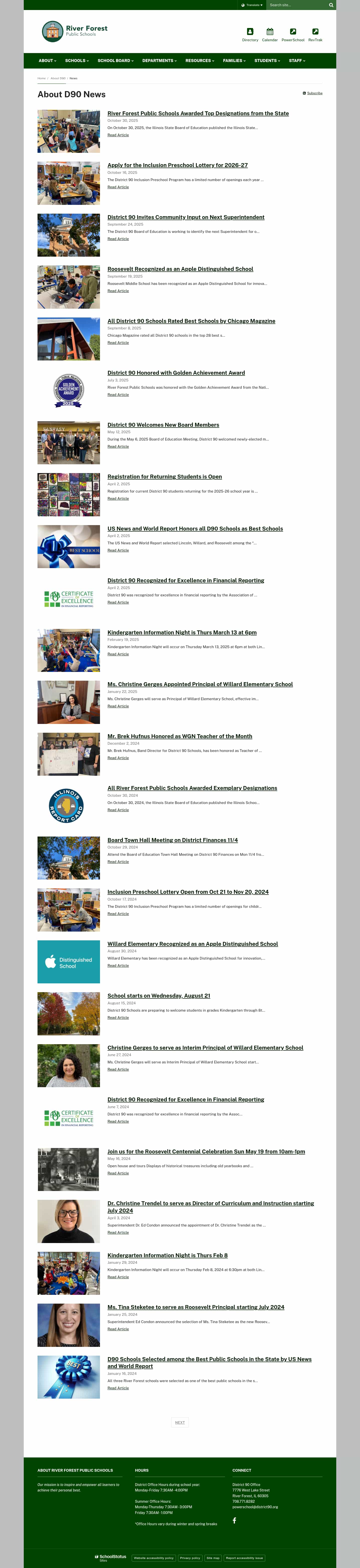 Latest website image capture