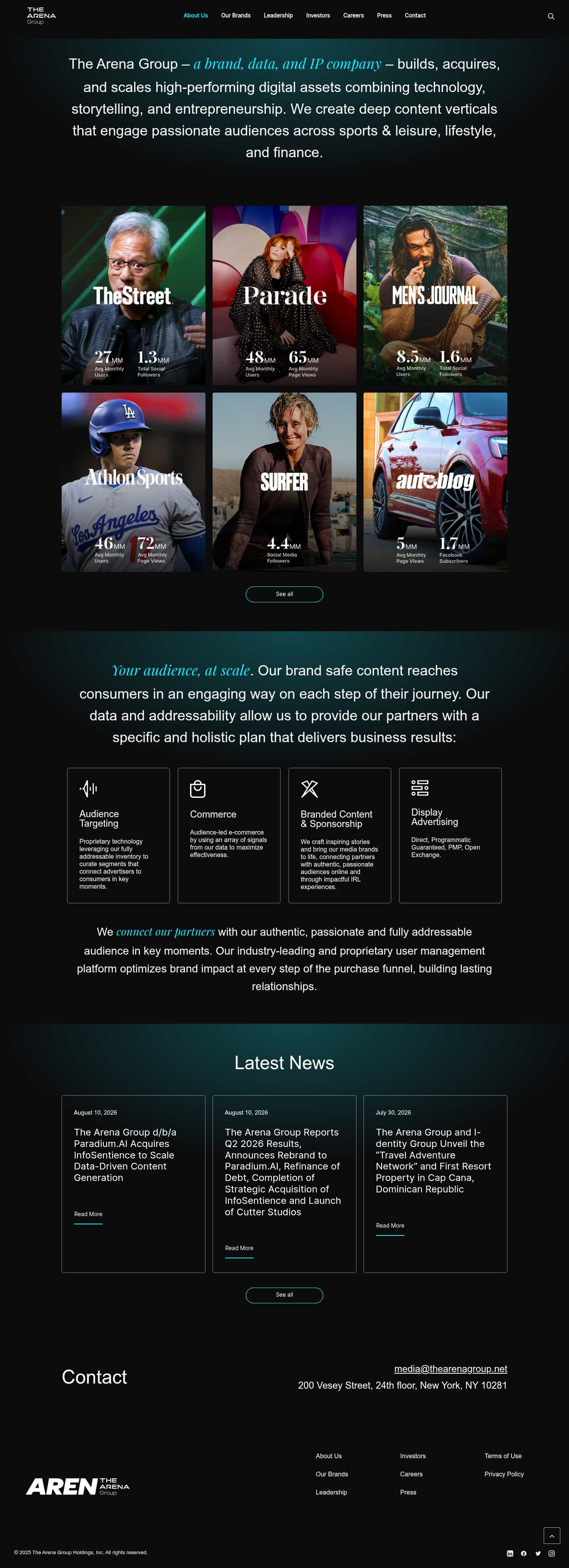 Latest website image capture