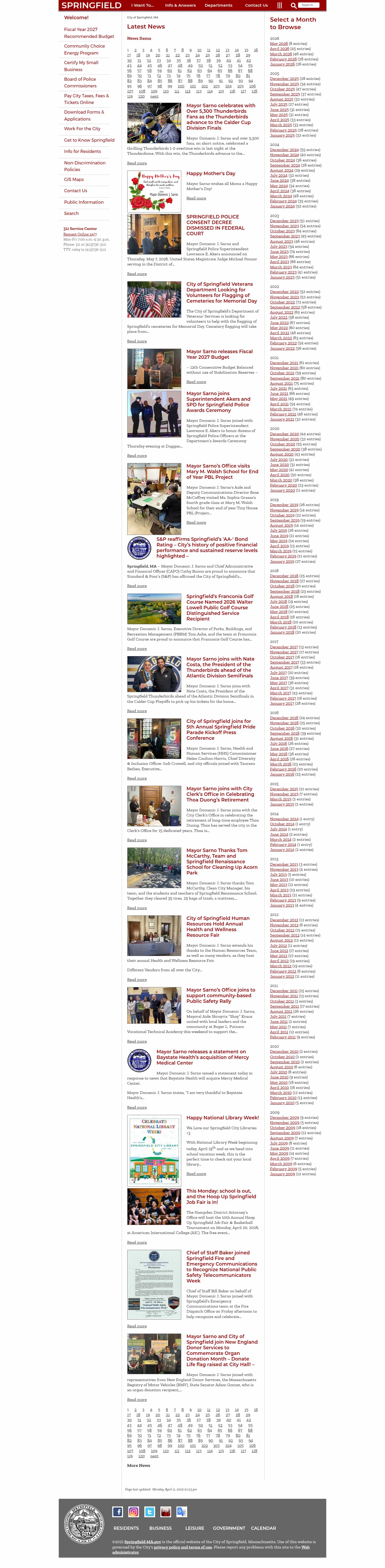 Latest website image capture