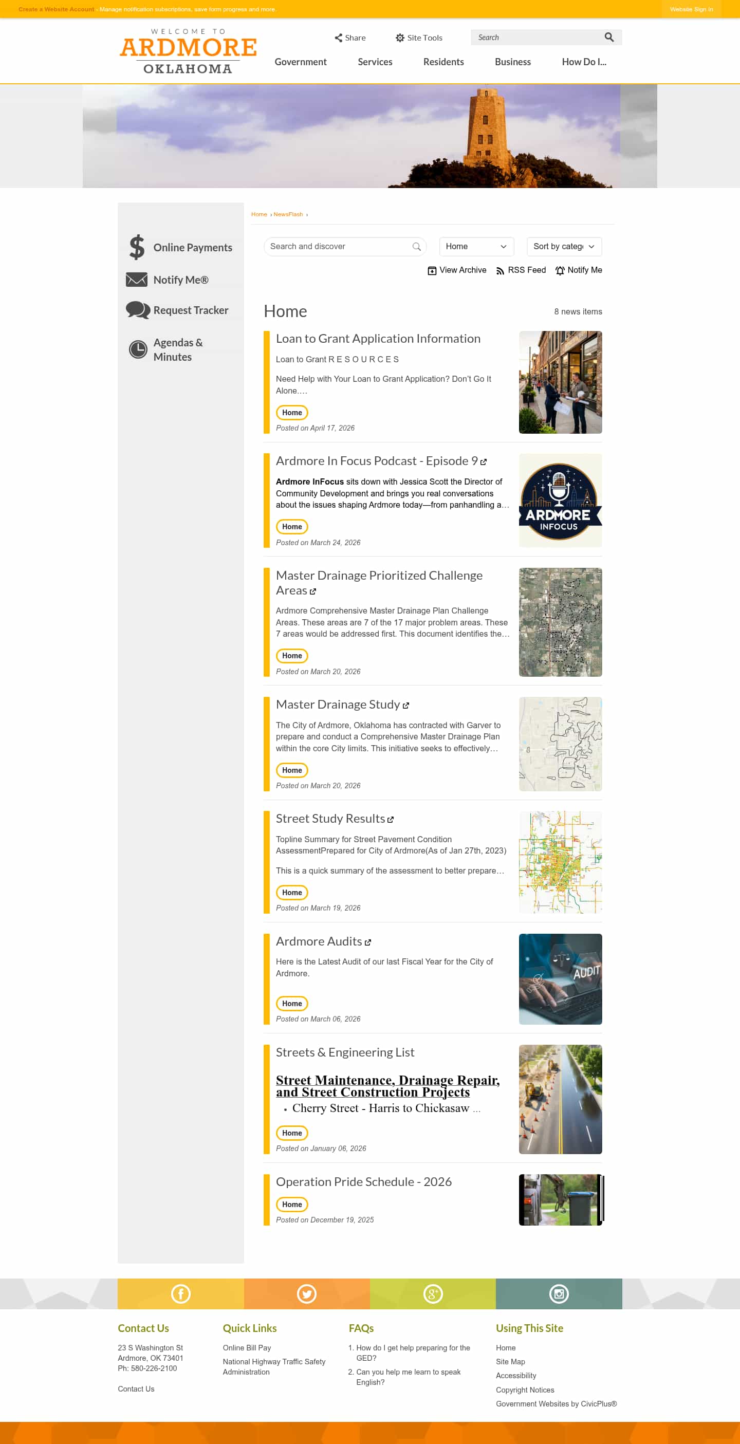 Latest website image capture