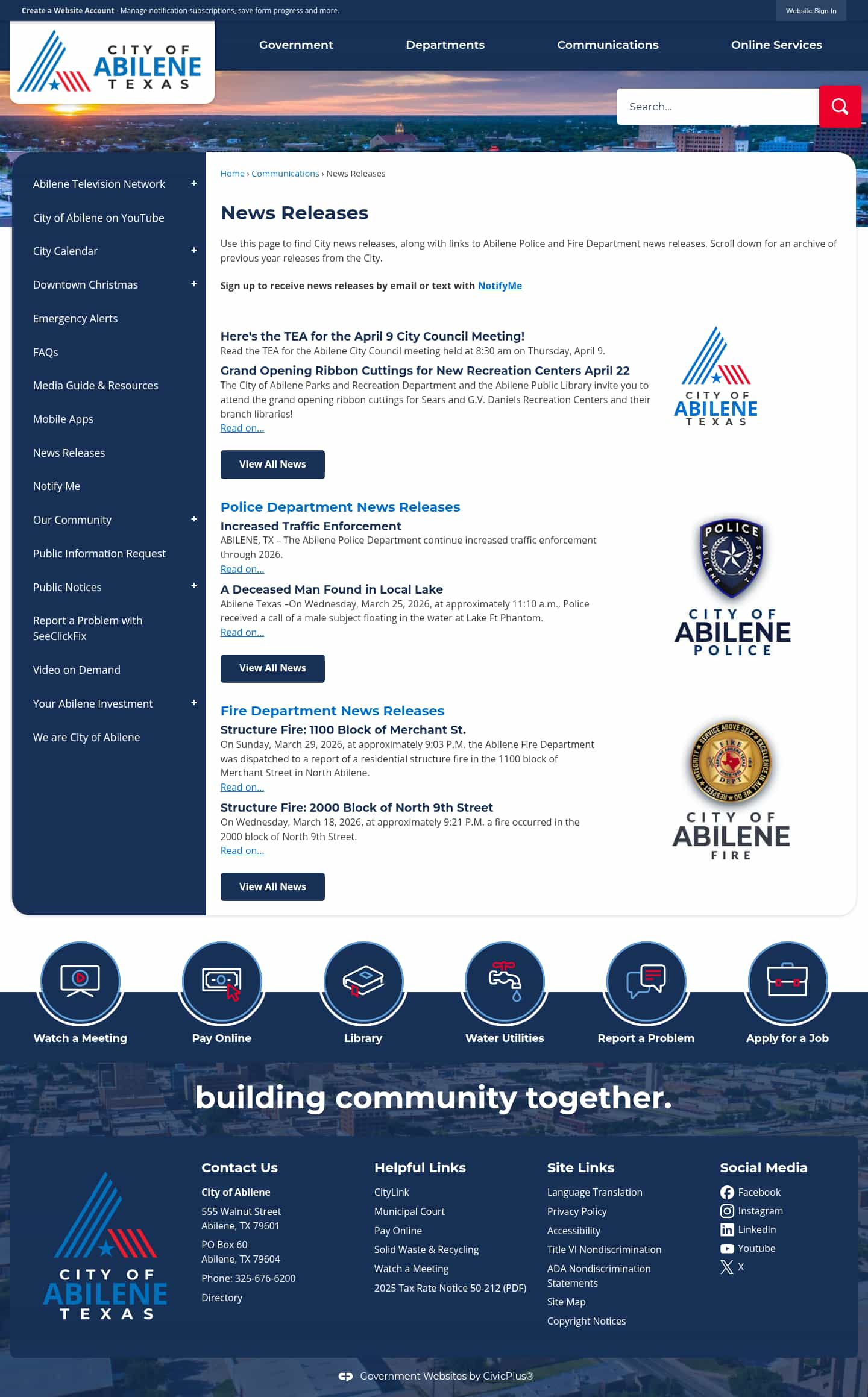 Latest website image capture