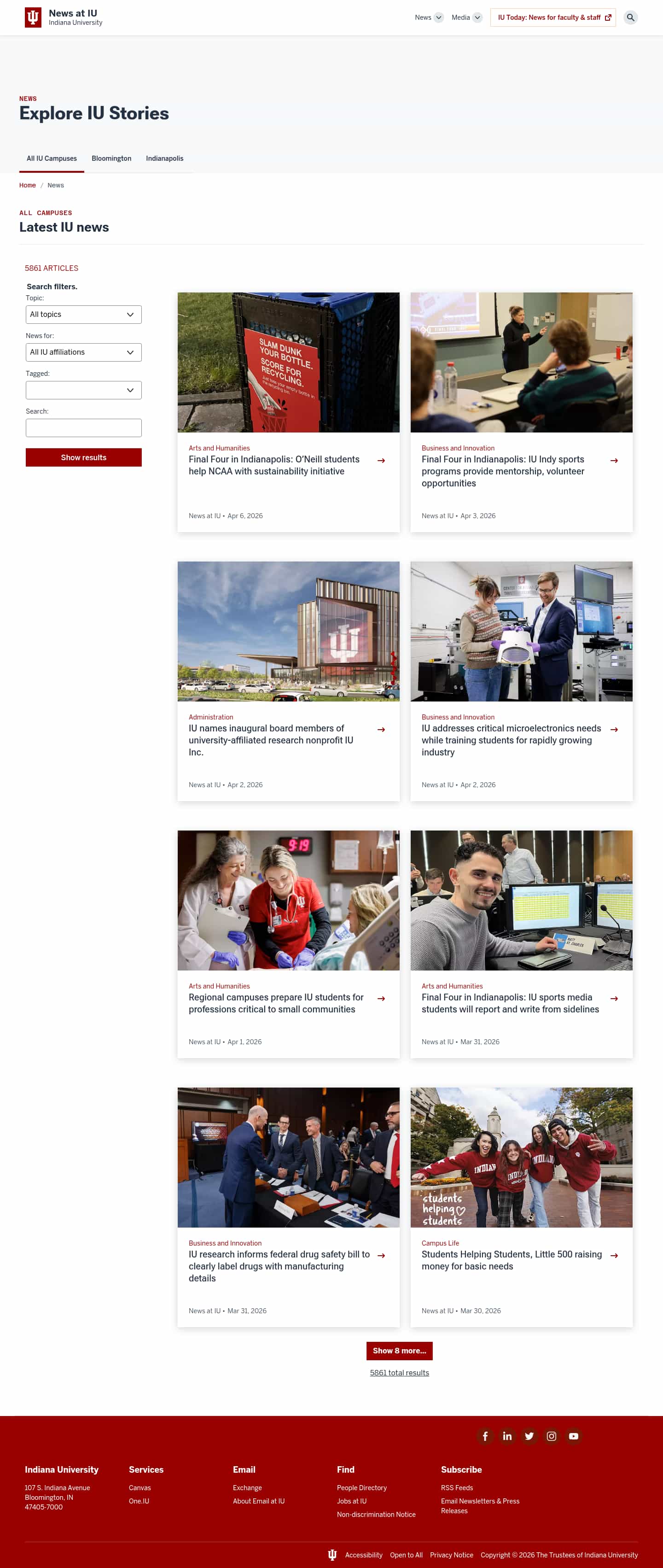 Latest website image capture
