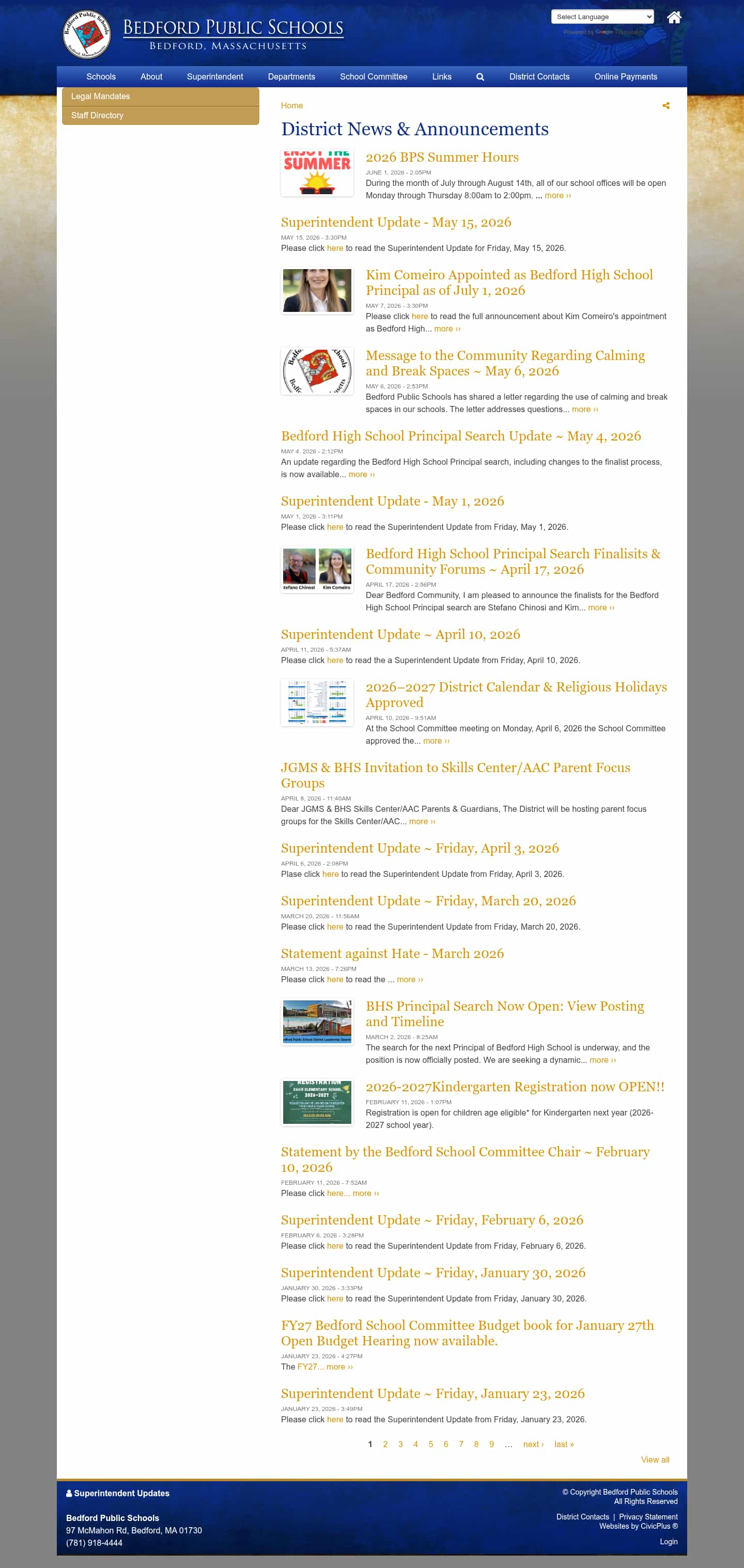 Latest website image capture