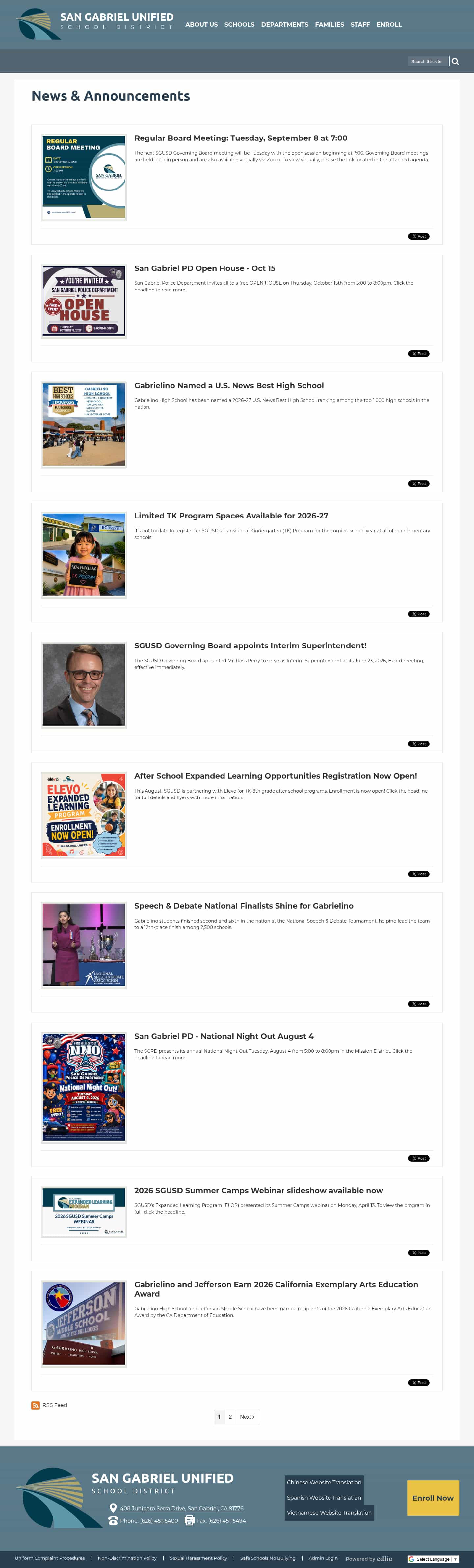 Latest website image capture