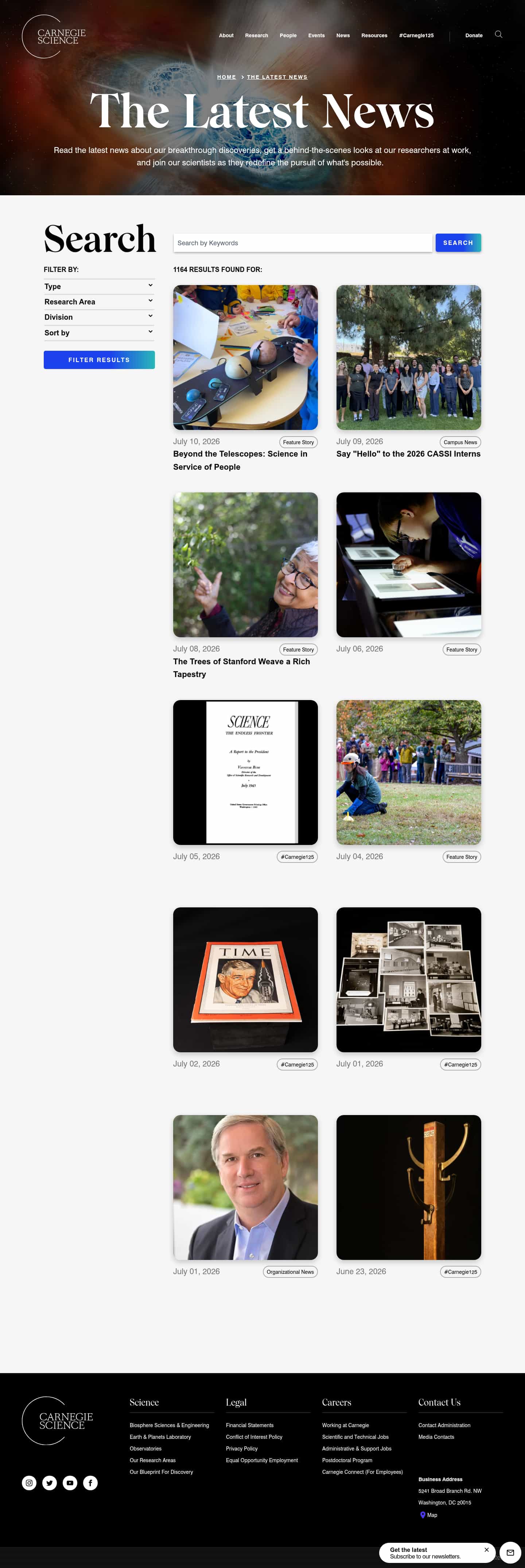 Latest website image capture