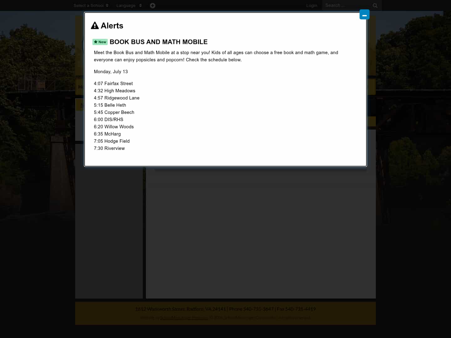 Latest website image capture