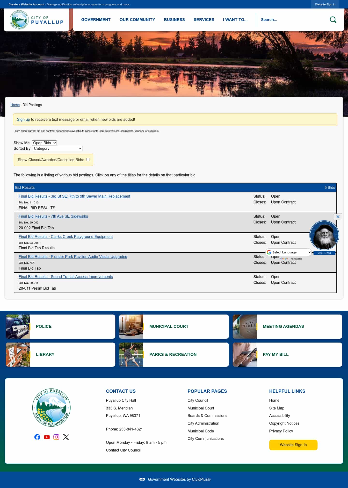 Latest website image capture