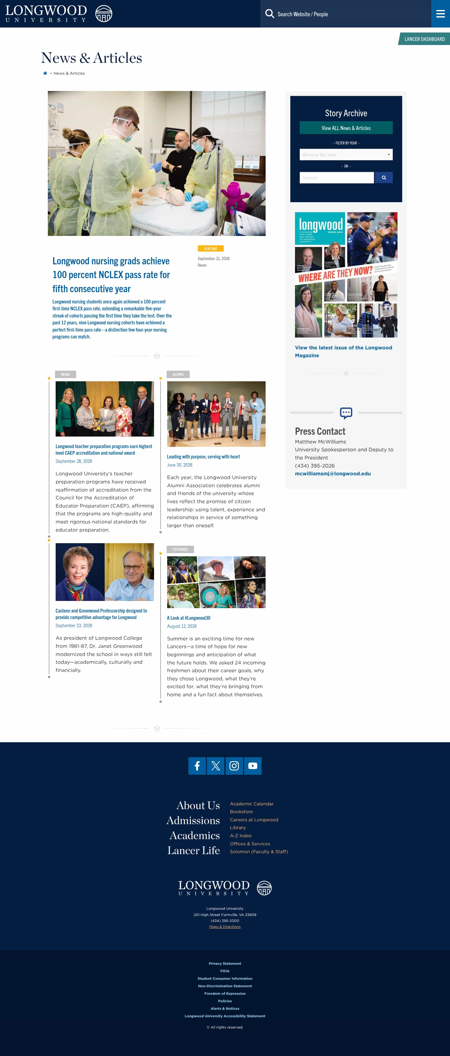 Latest website image capture