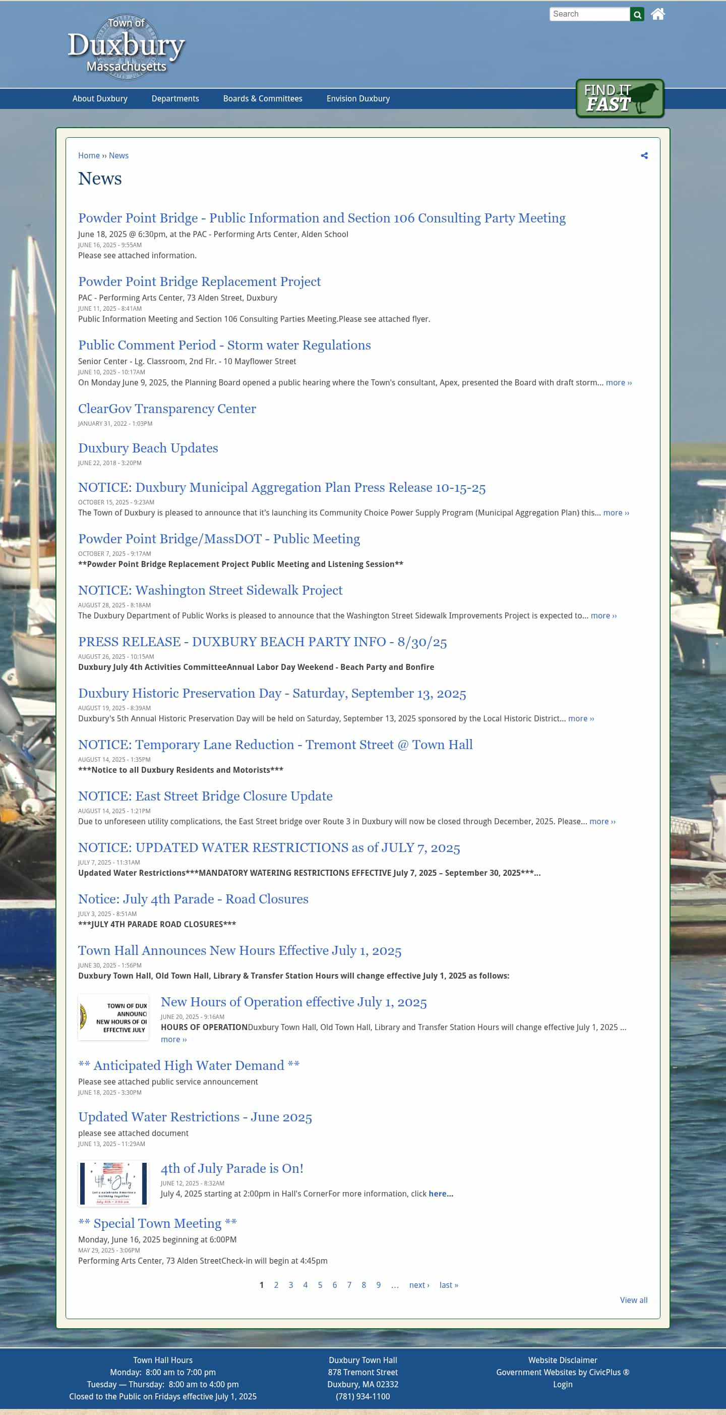 Latest website image capture