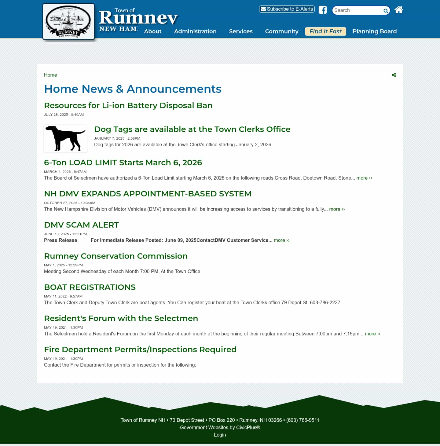 Latest website image capture