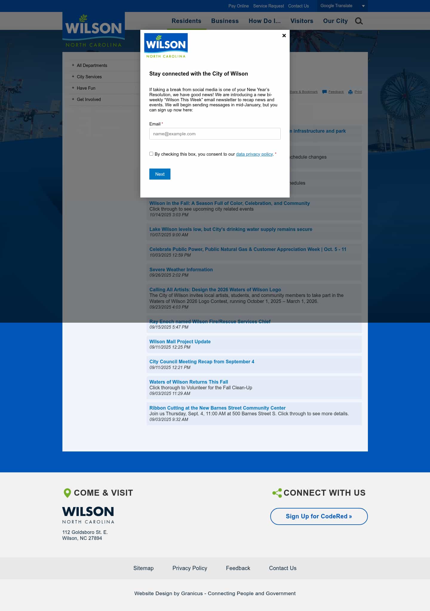 Latest website image capture