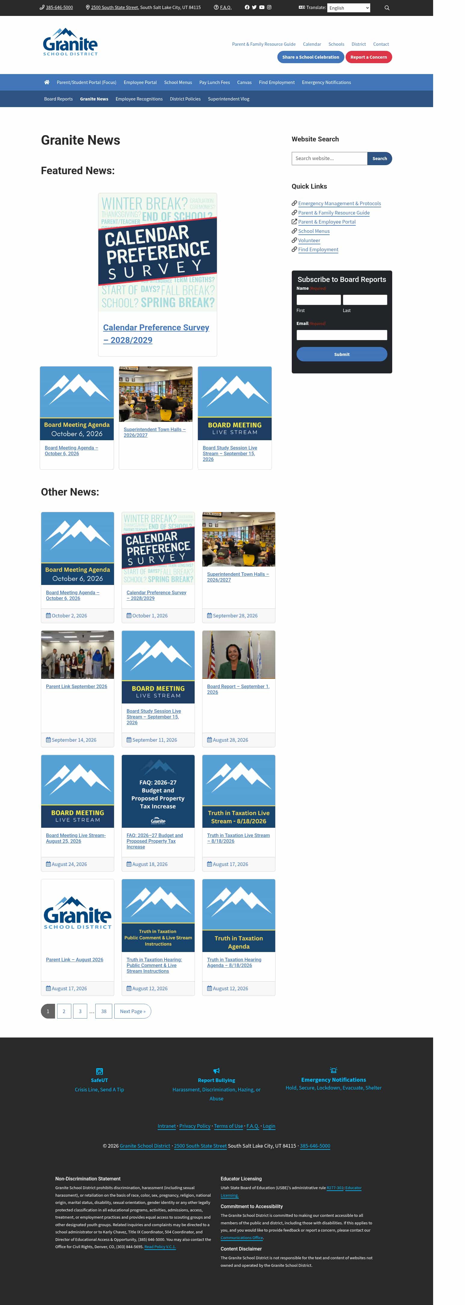 Latest website image capture