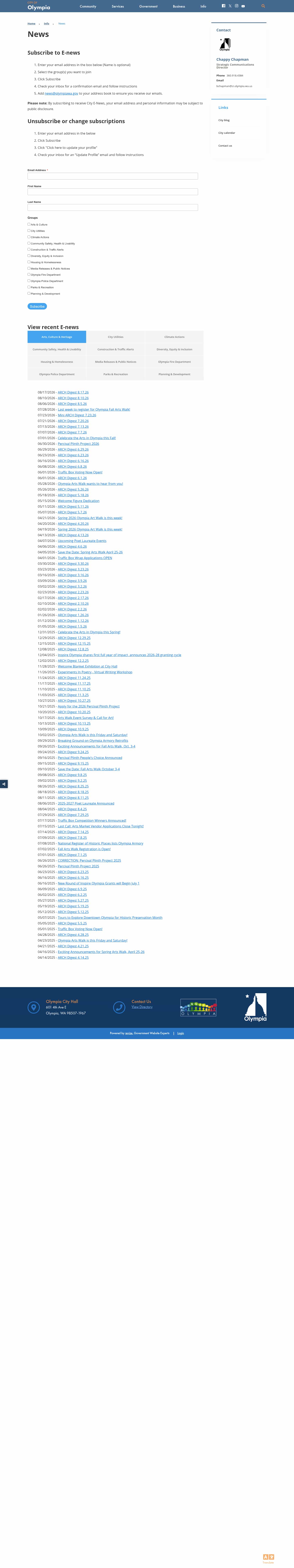 Latest website image capture