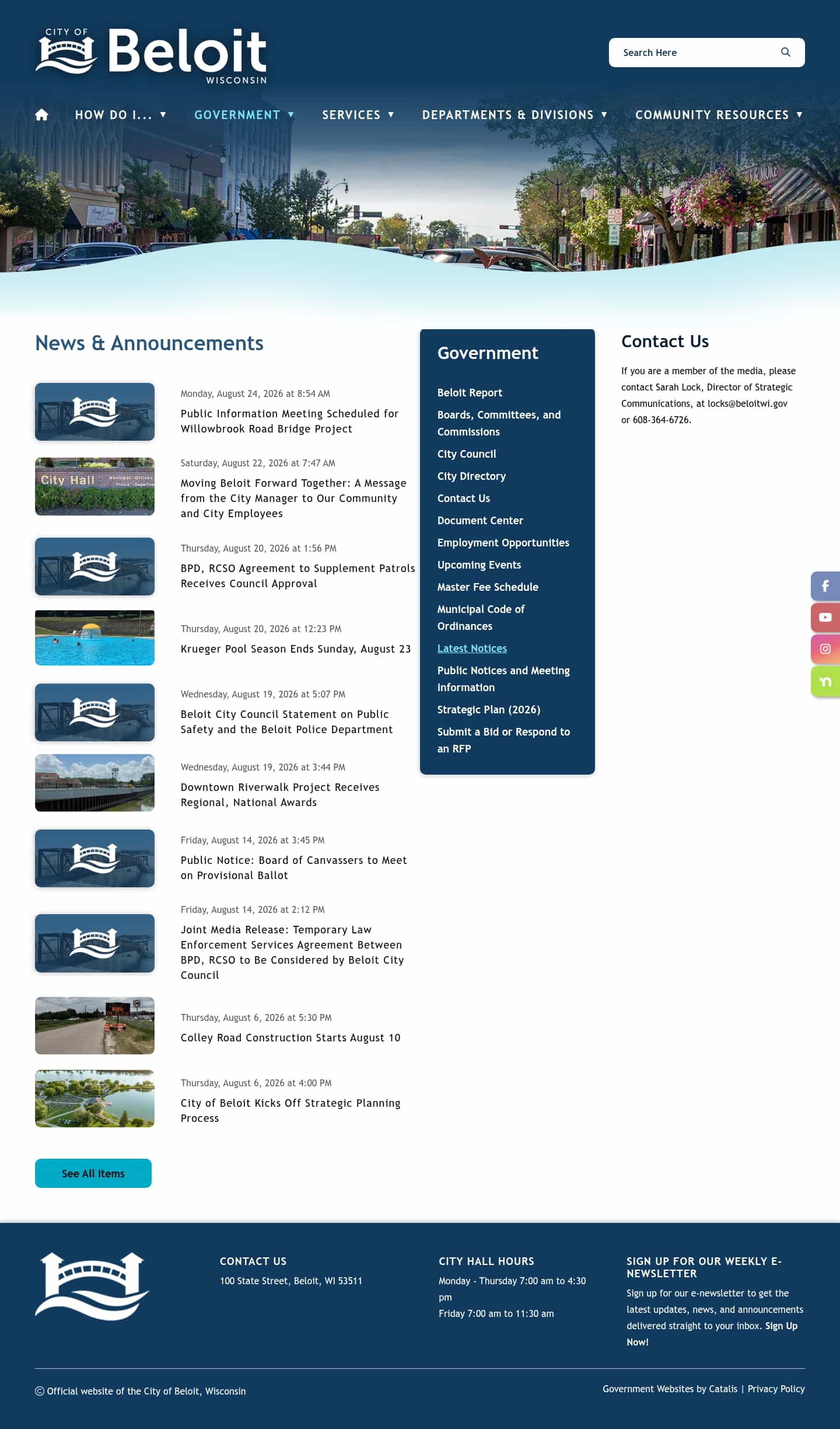 Latest website image capture