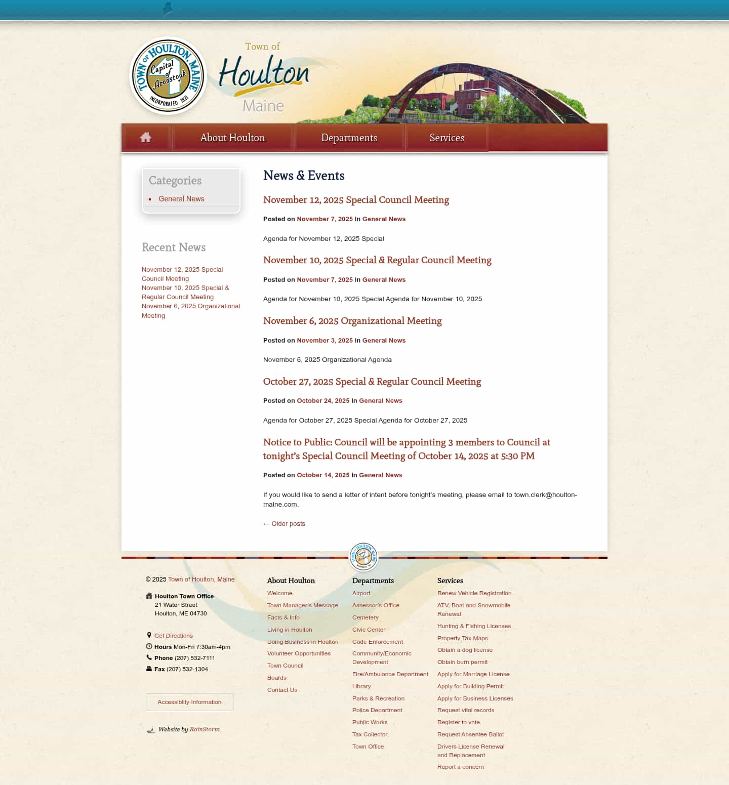 Latest website image capture