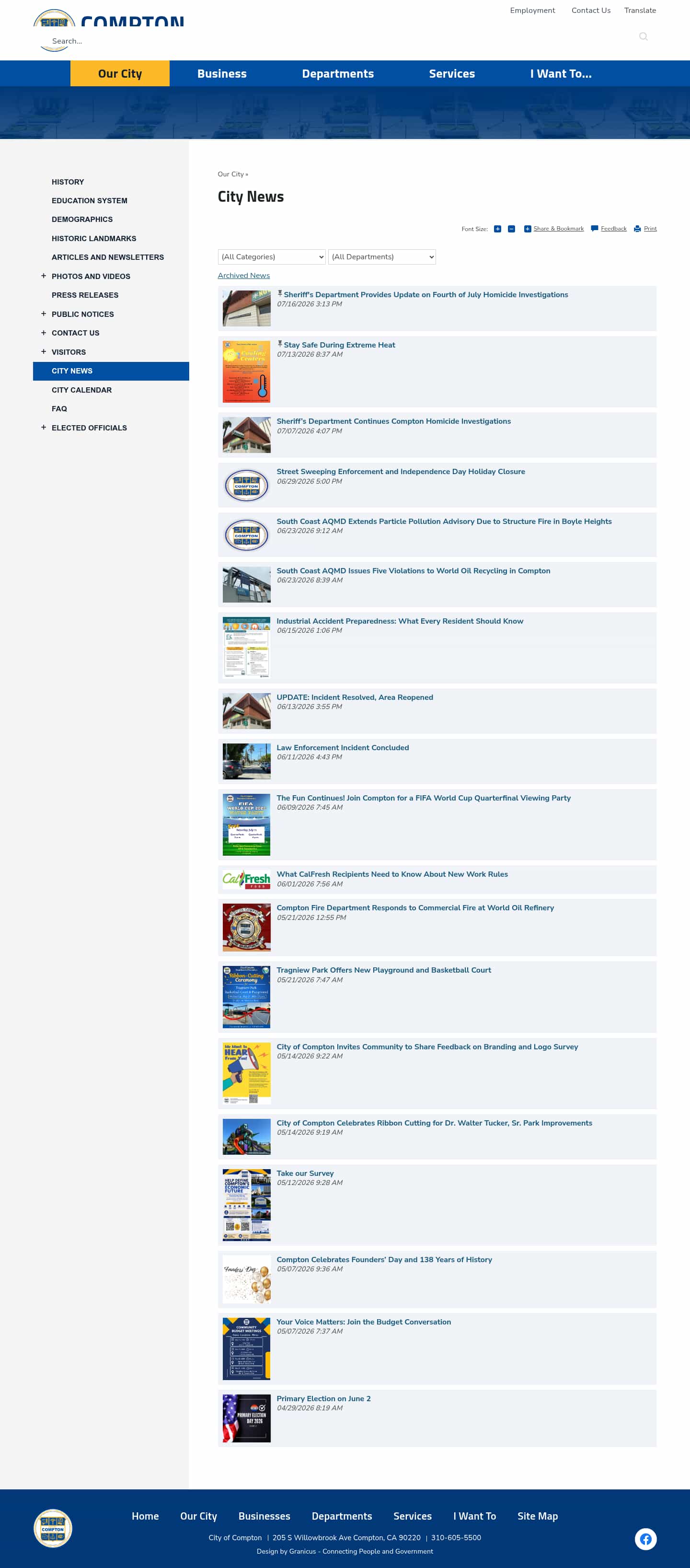 Latest website image capture