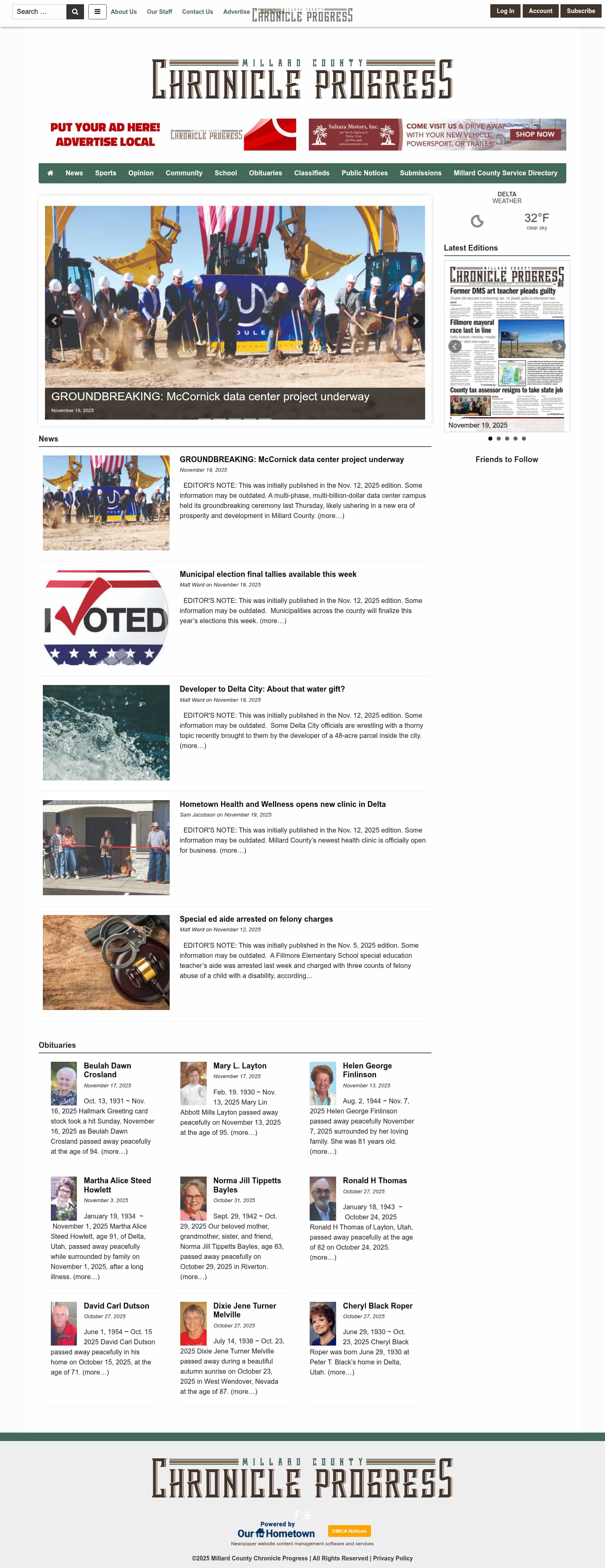 Latest website image capture