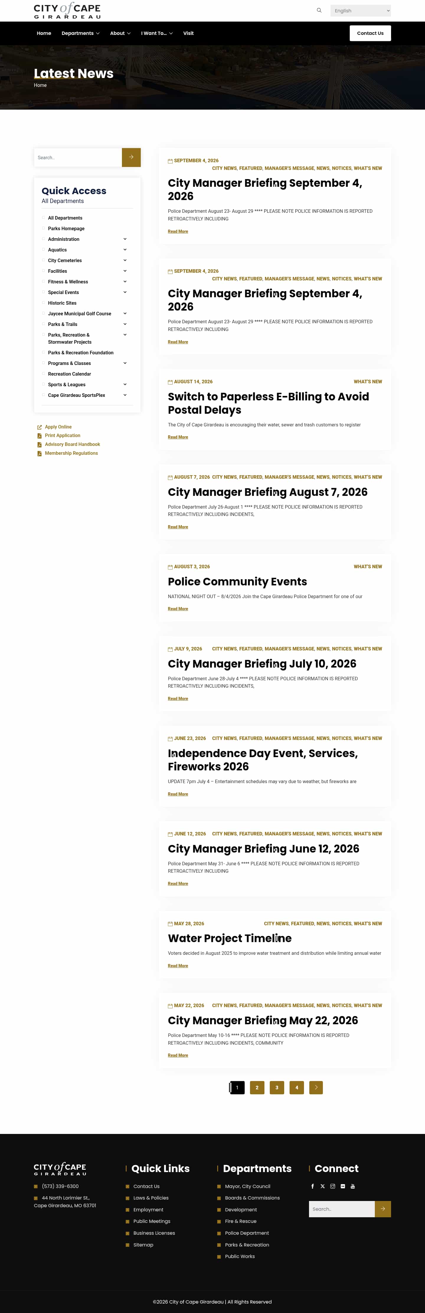 Latest website image capture