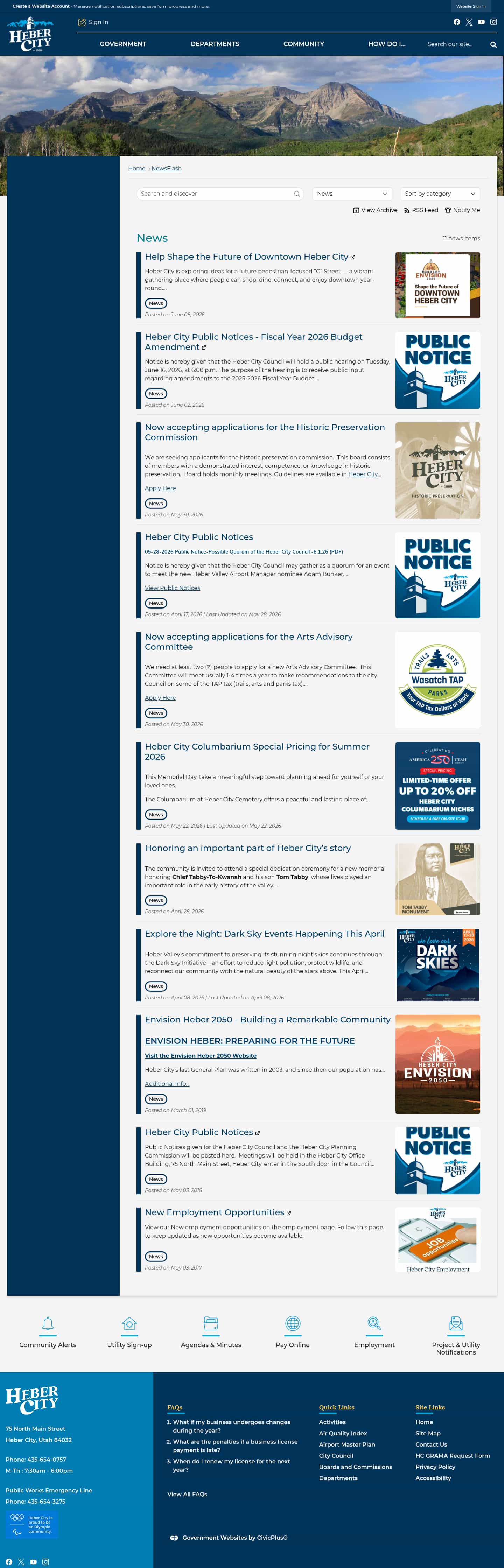 Latest website image capture