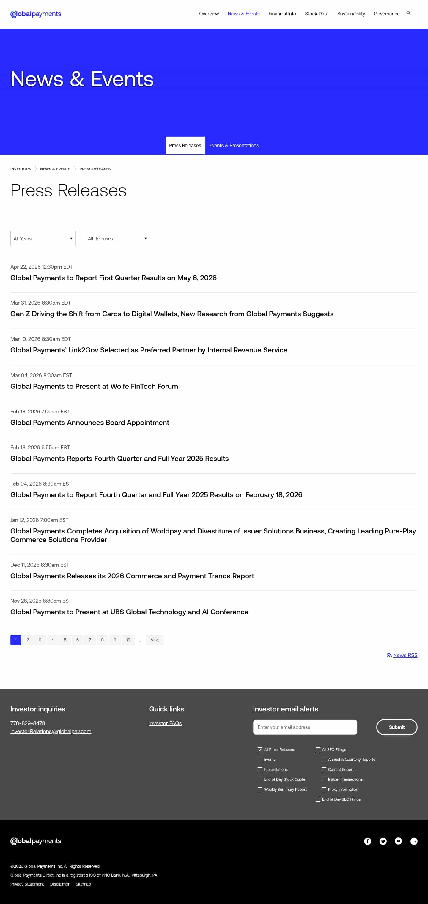 Latest website image capture