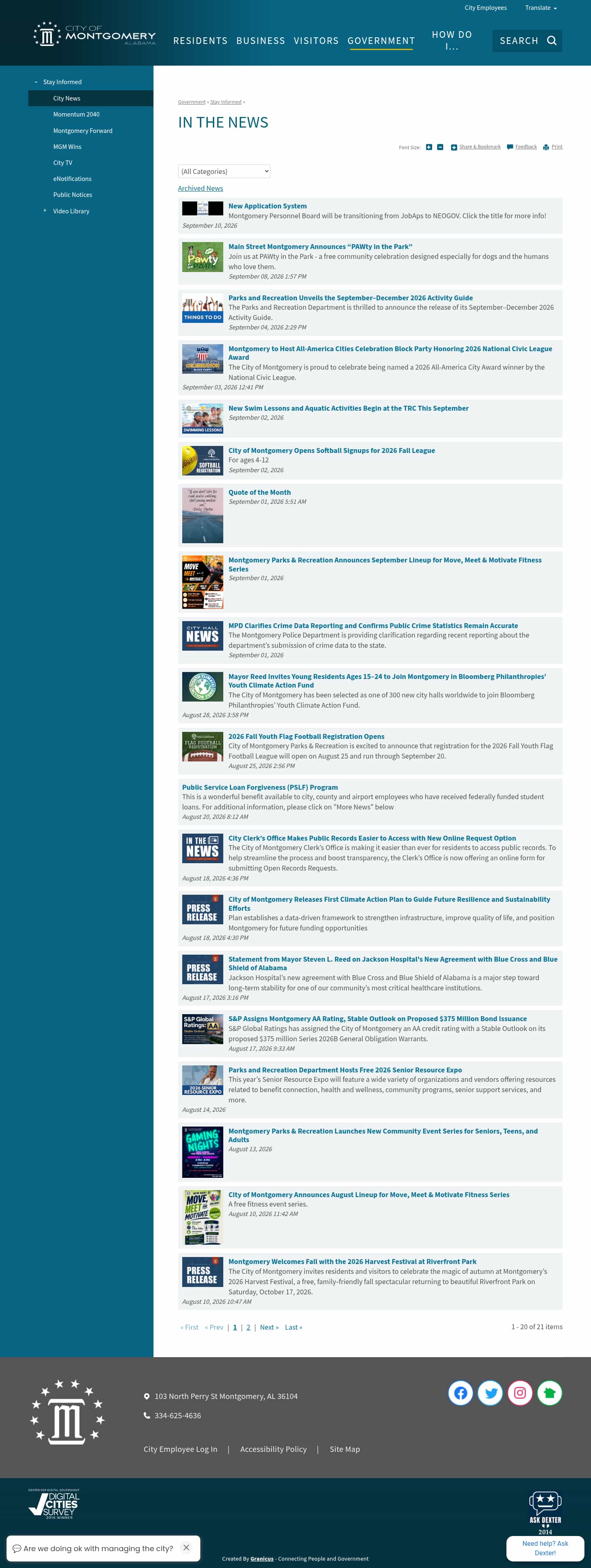 Latest website image capture