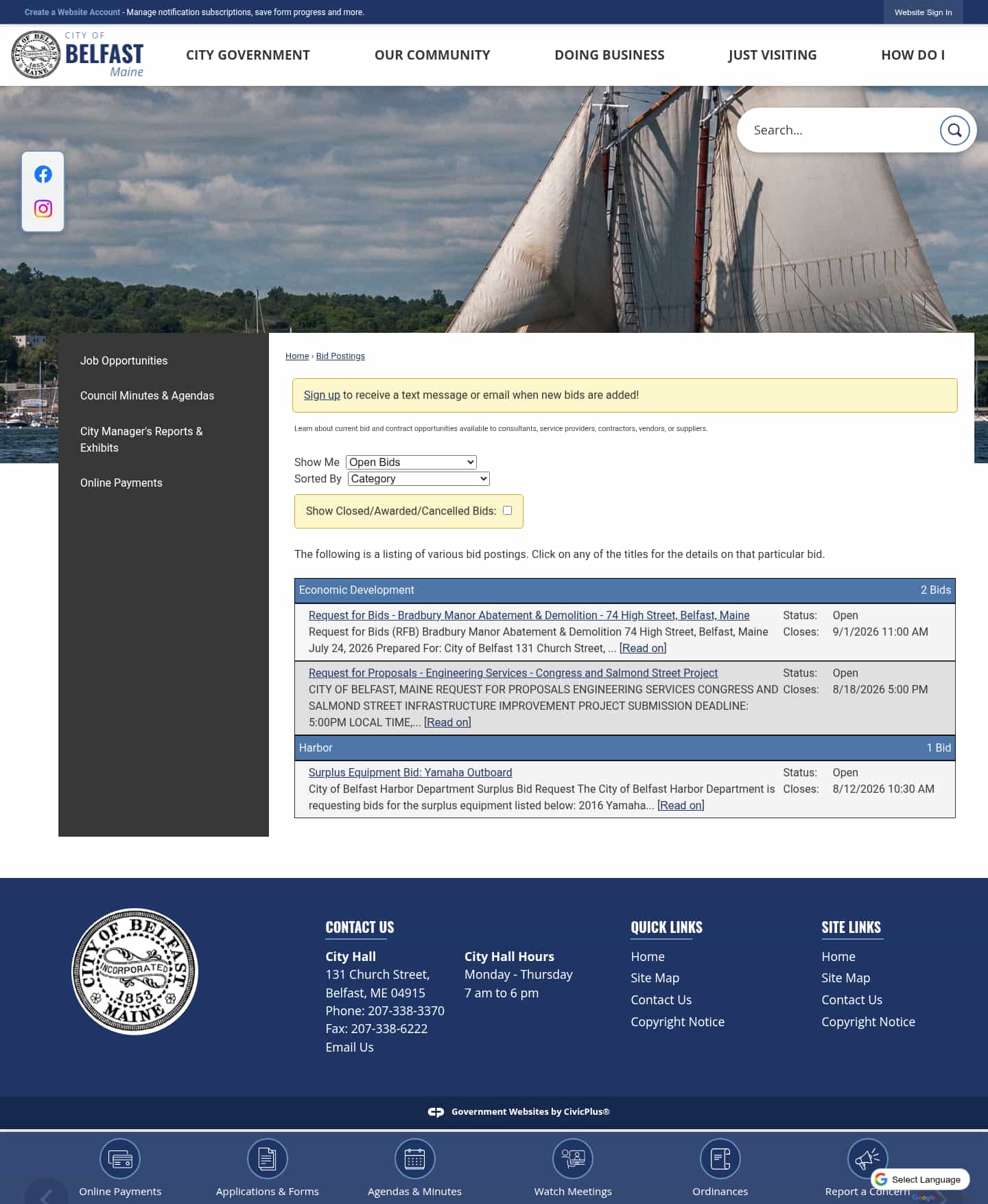 Latest website image capture