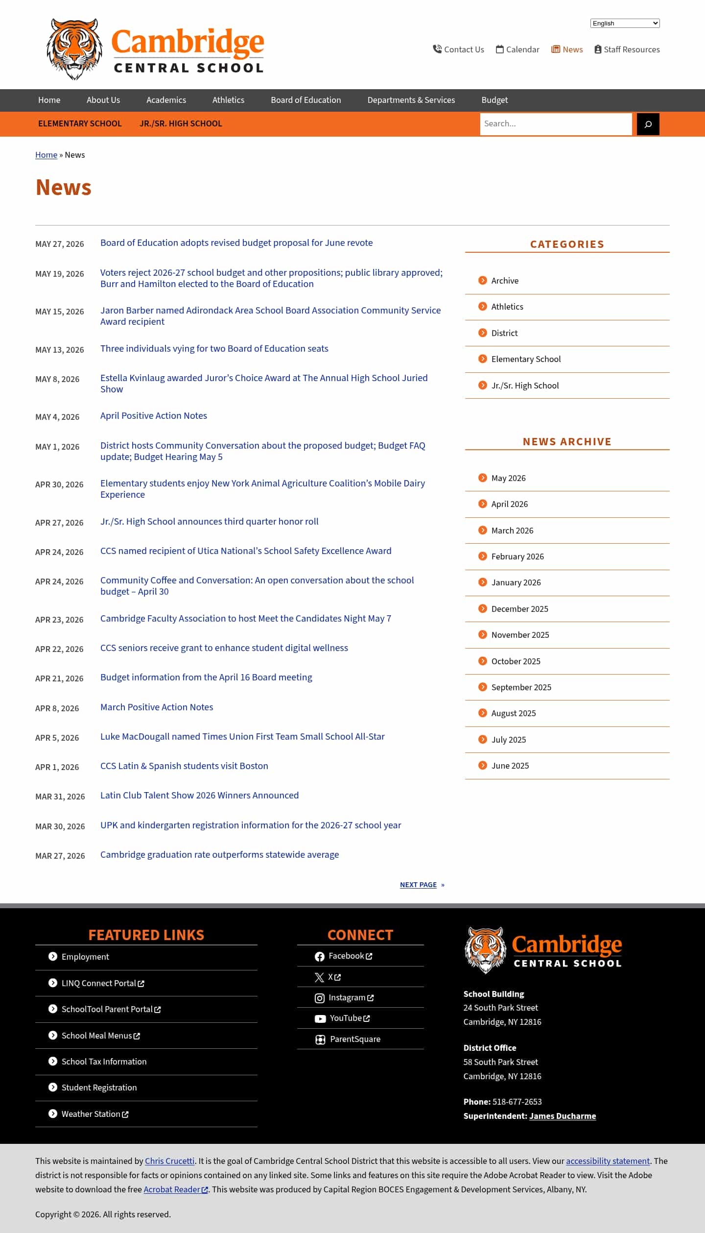 Latest website image capture
