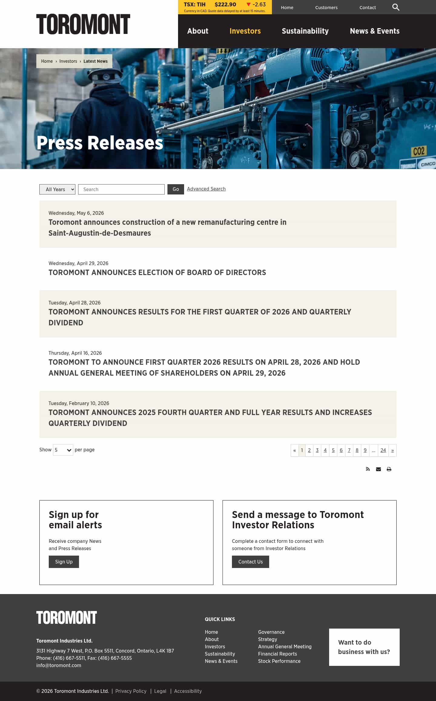 Latest website image capture