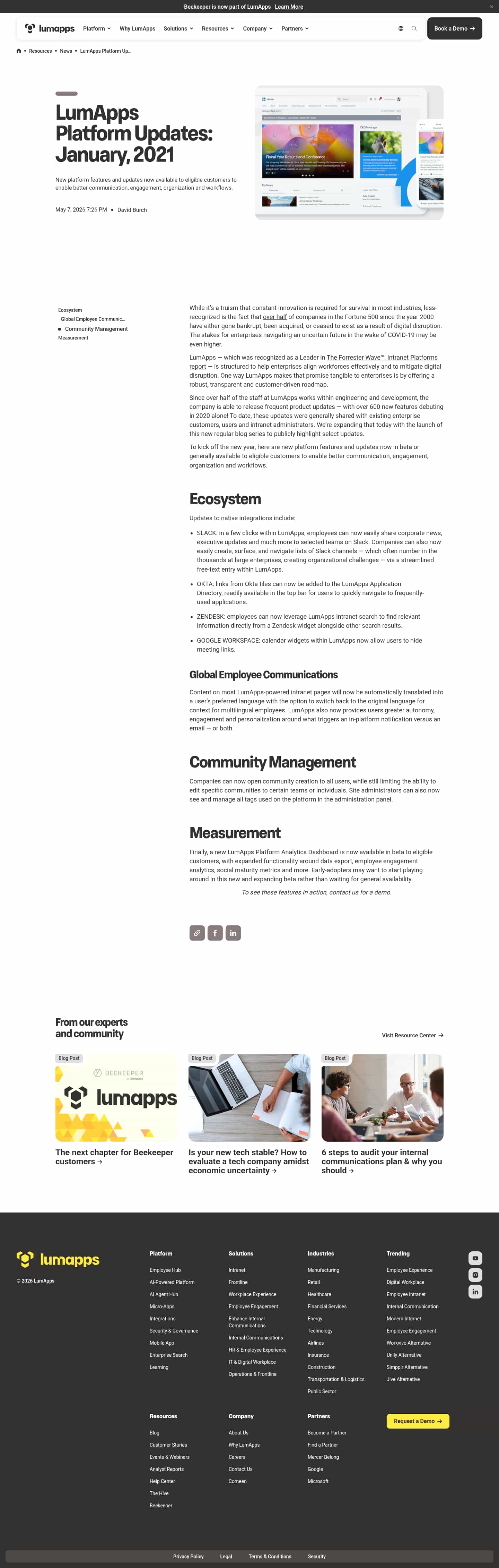 Latest website image capture