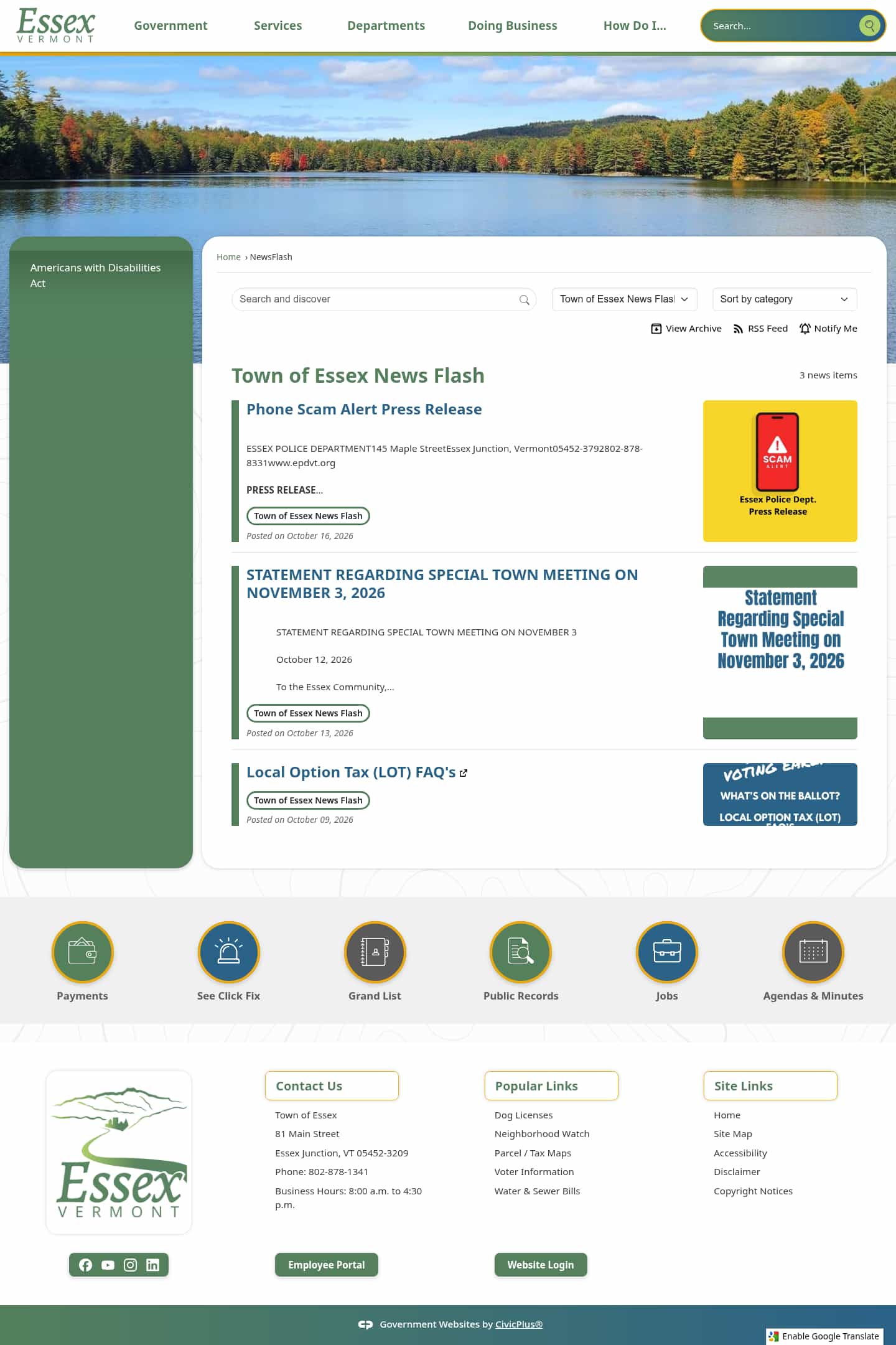 Latest website image capture