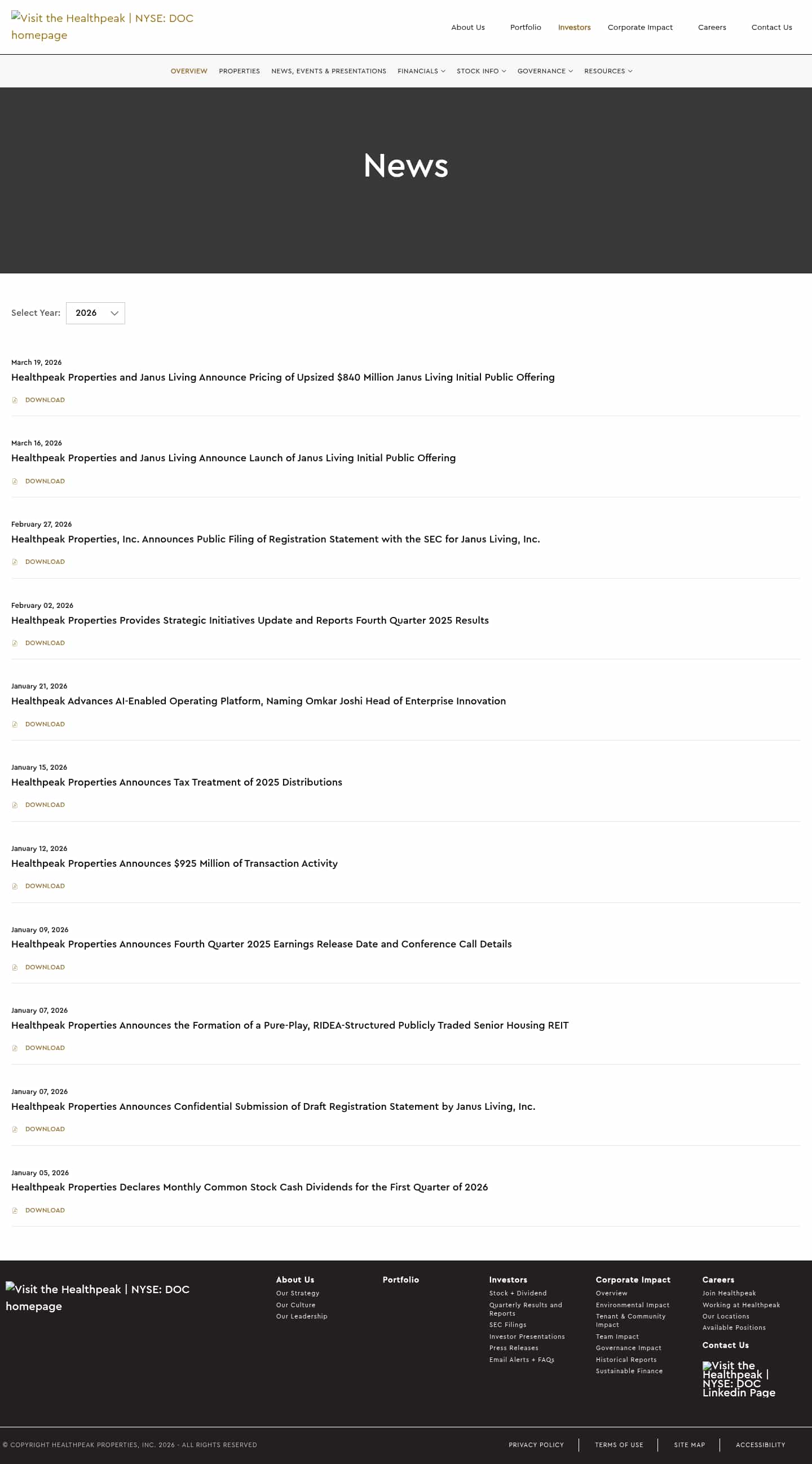 Latest website image capture