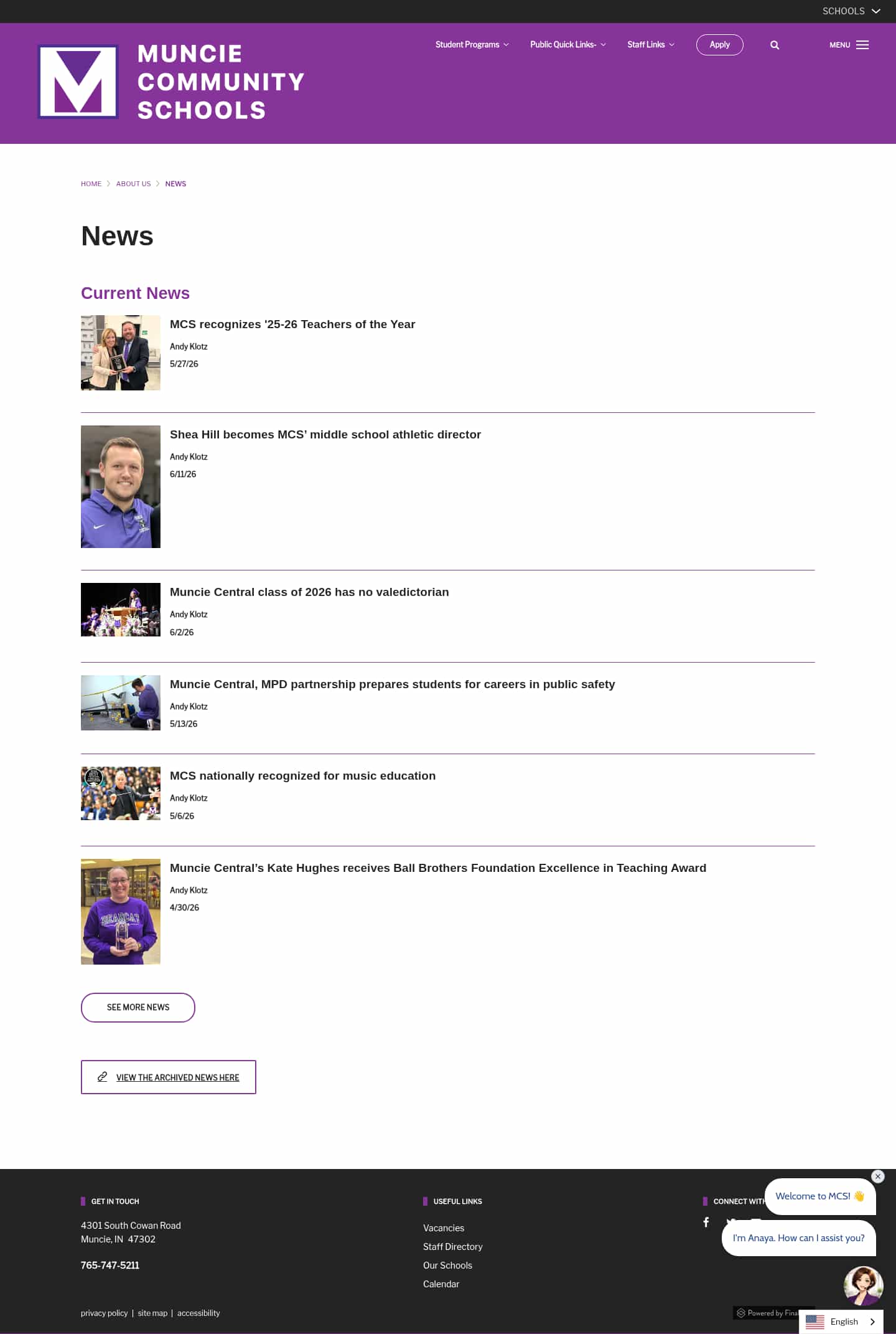 Latest website image capture