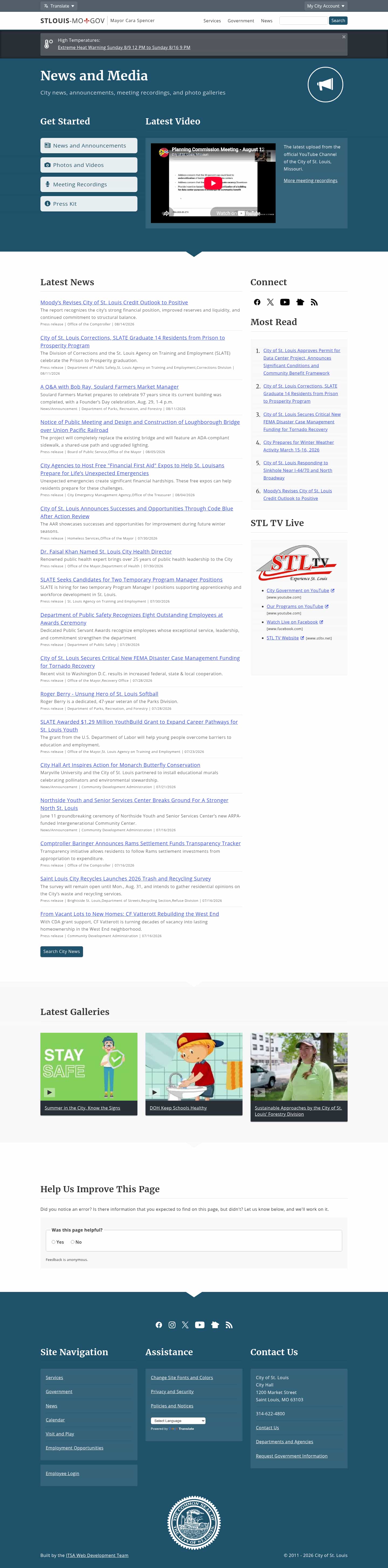 Latest website image capture
