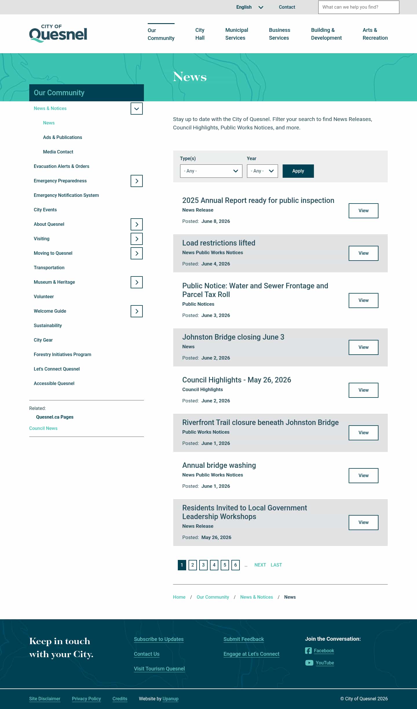 Latest website image capture