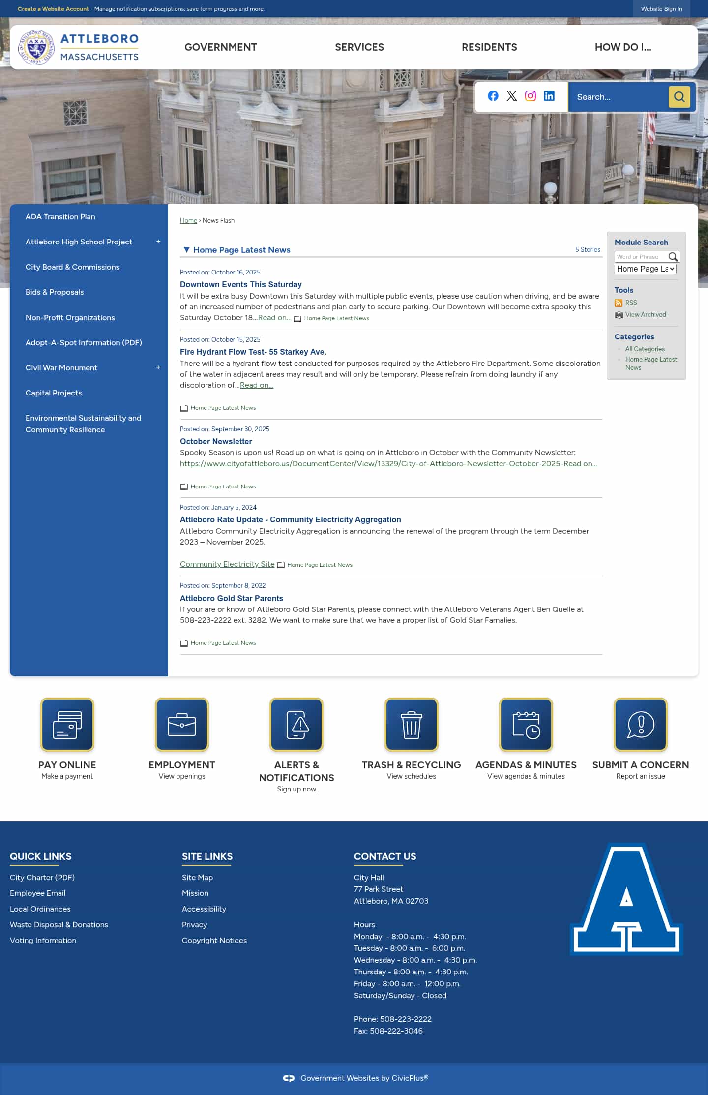 Latest website image capture