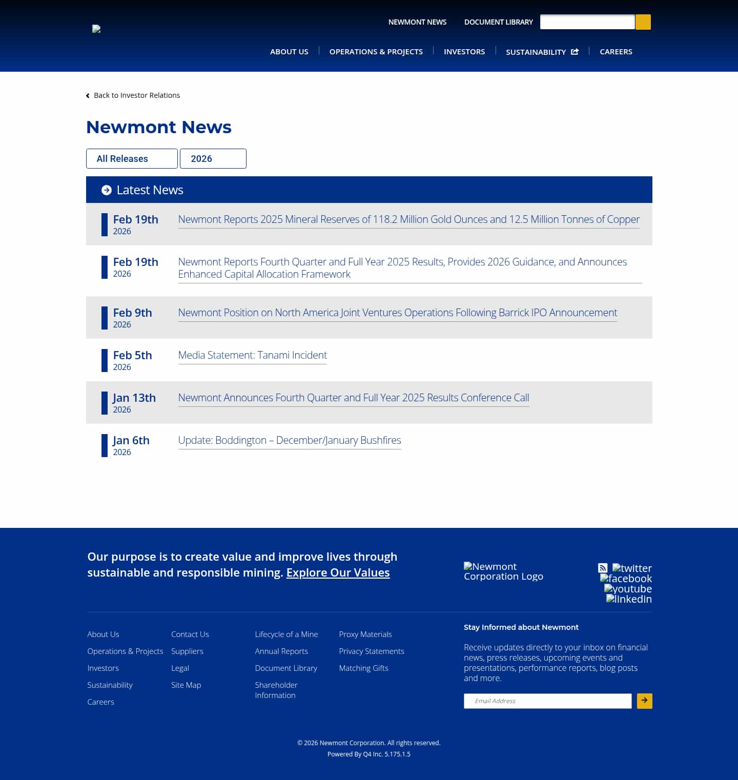 Latest website image capture